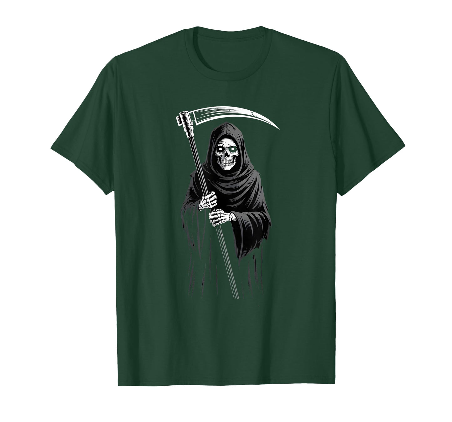 Vintage Grim Reaper Halloween Goth Spooky Death Dark Humor T-Shirt