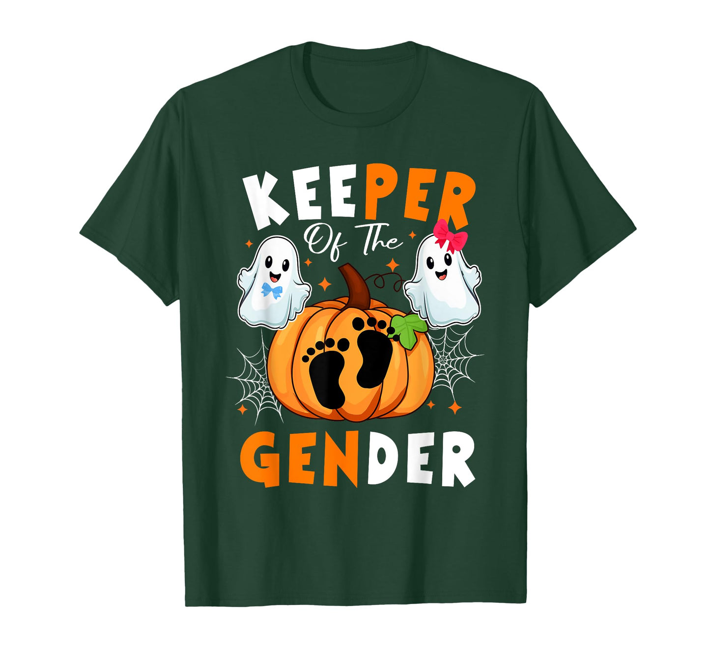 Keeper of the Gender Reveal Baby Halloween Thanksgiving T-Shirt