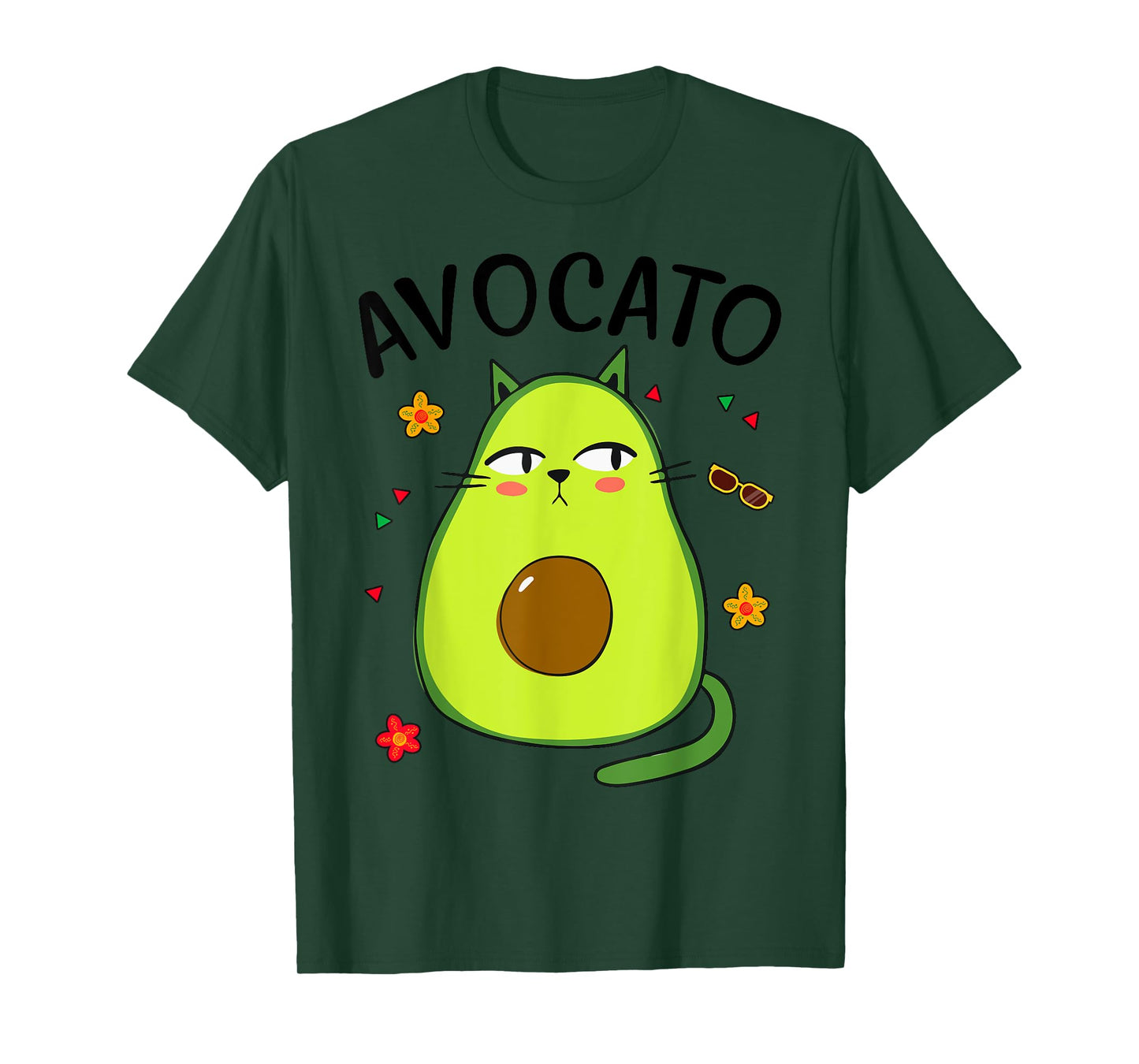 Avocato Avocado Cat Shirt Cinco Mayo Funny Mexican Men Women T-Shirt