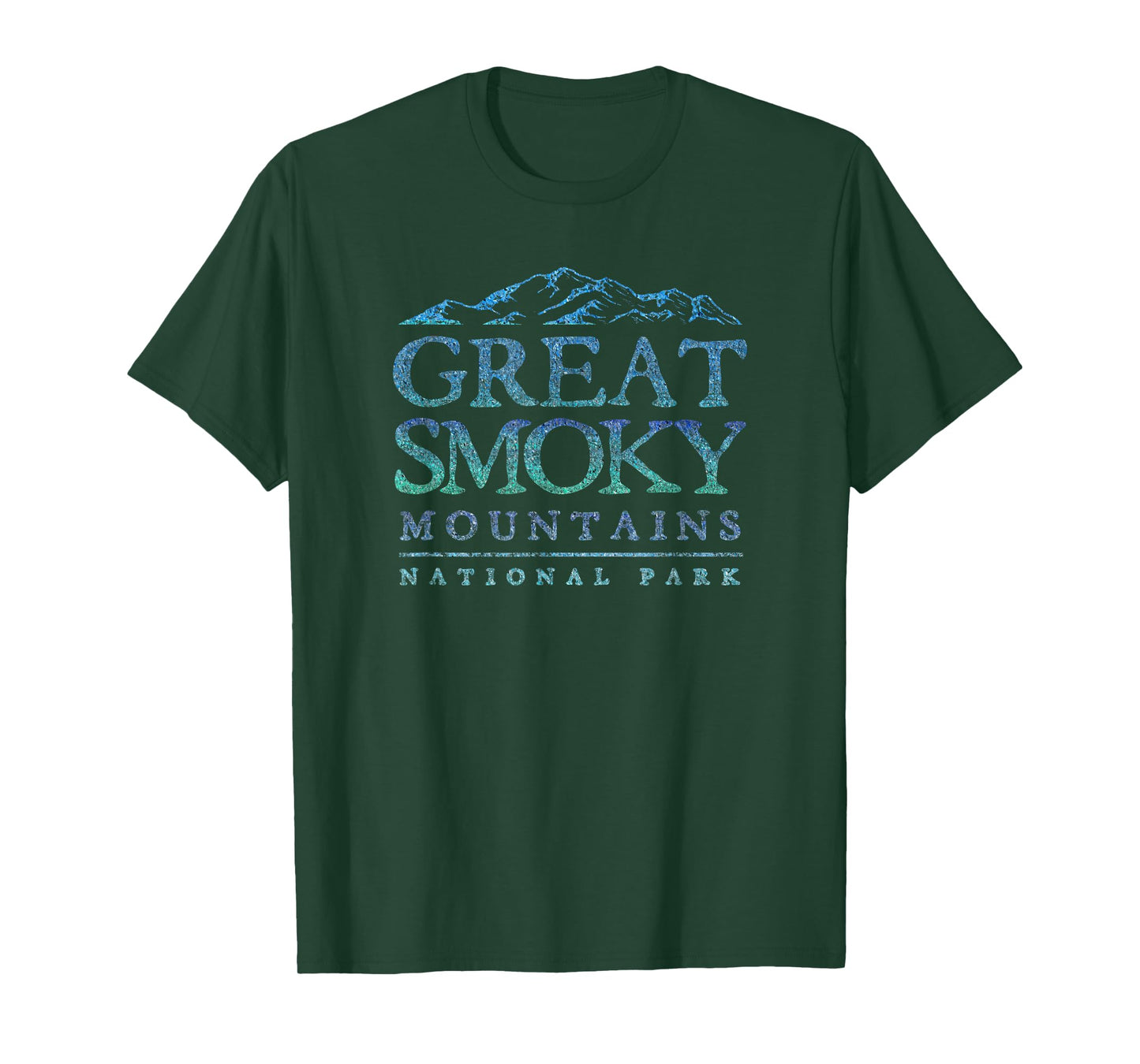 Great Smoky Mountains National Park Colorful Retro Souvenir T-Shirt