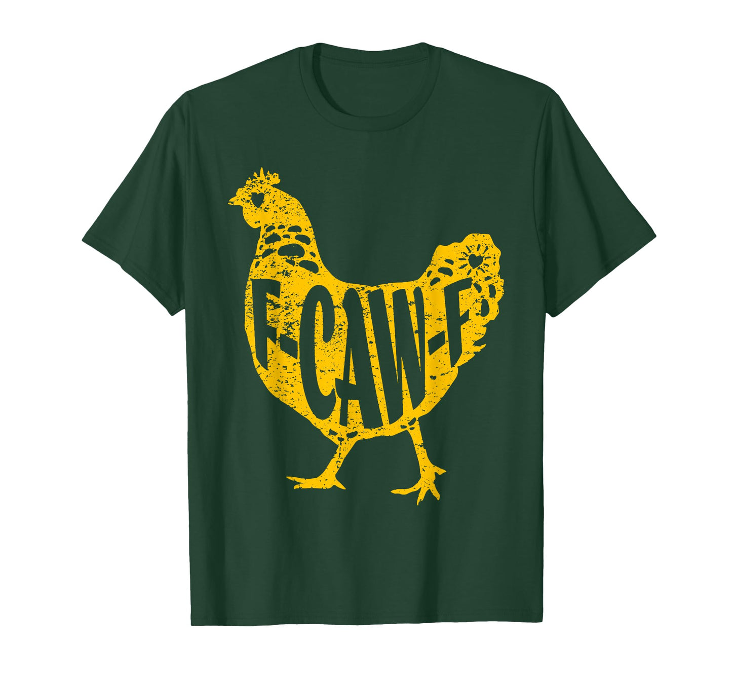 F-CAW-F Funny Chicken Humor Quote Rooster Meme Farm Animal T-Shirt
