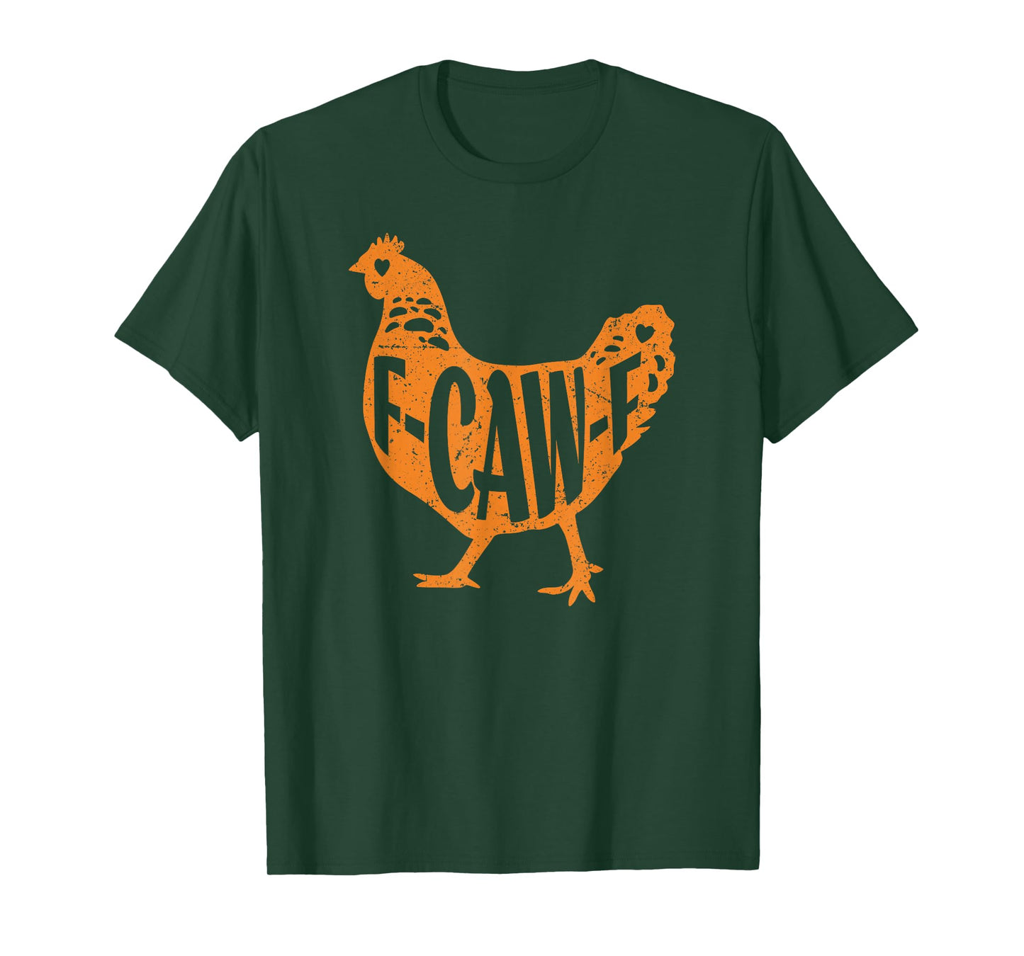 Funny Chicken F-CAW-F Humor FCAWF Chicken Meme Halloween T-Shirt