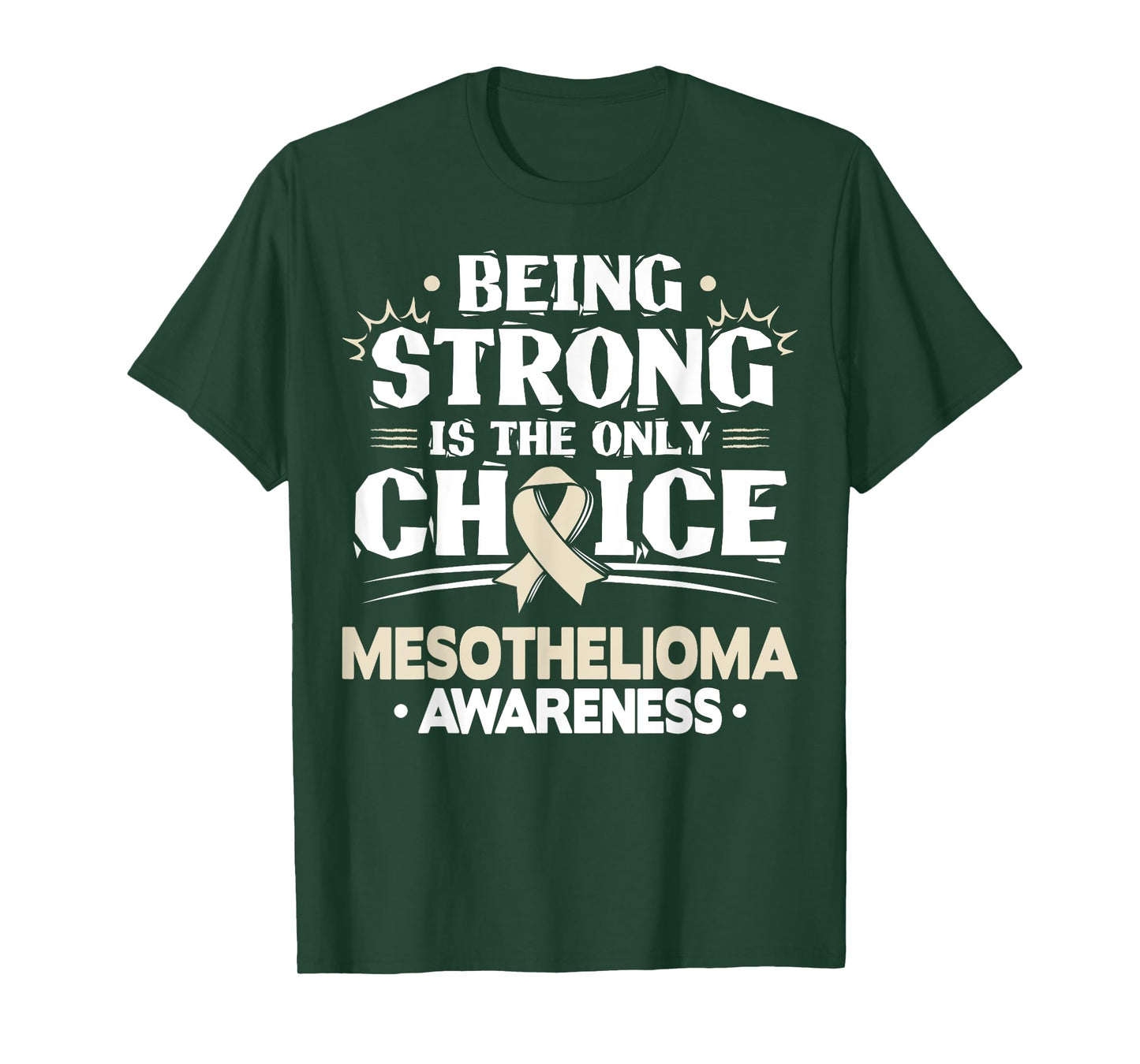 Mesothelioma T-Shirt Mesothelium Cancer Awareness Tee