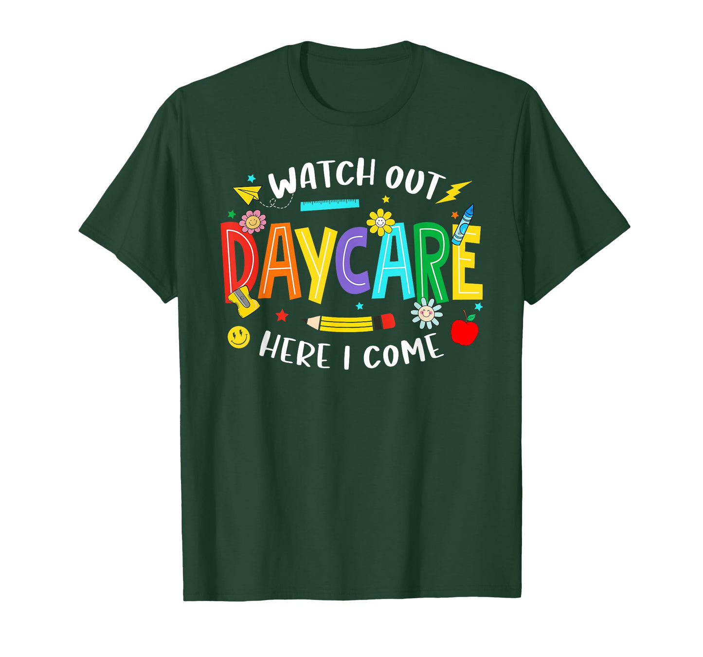 Watch Out Daycare Here I Come Daycare Back To School Kid T-Shirt