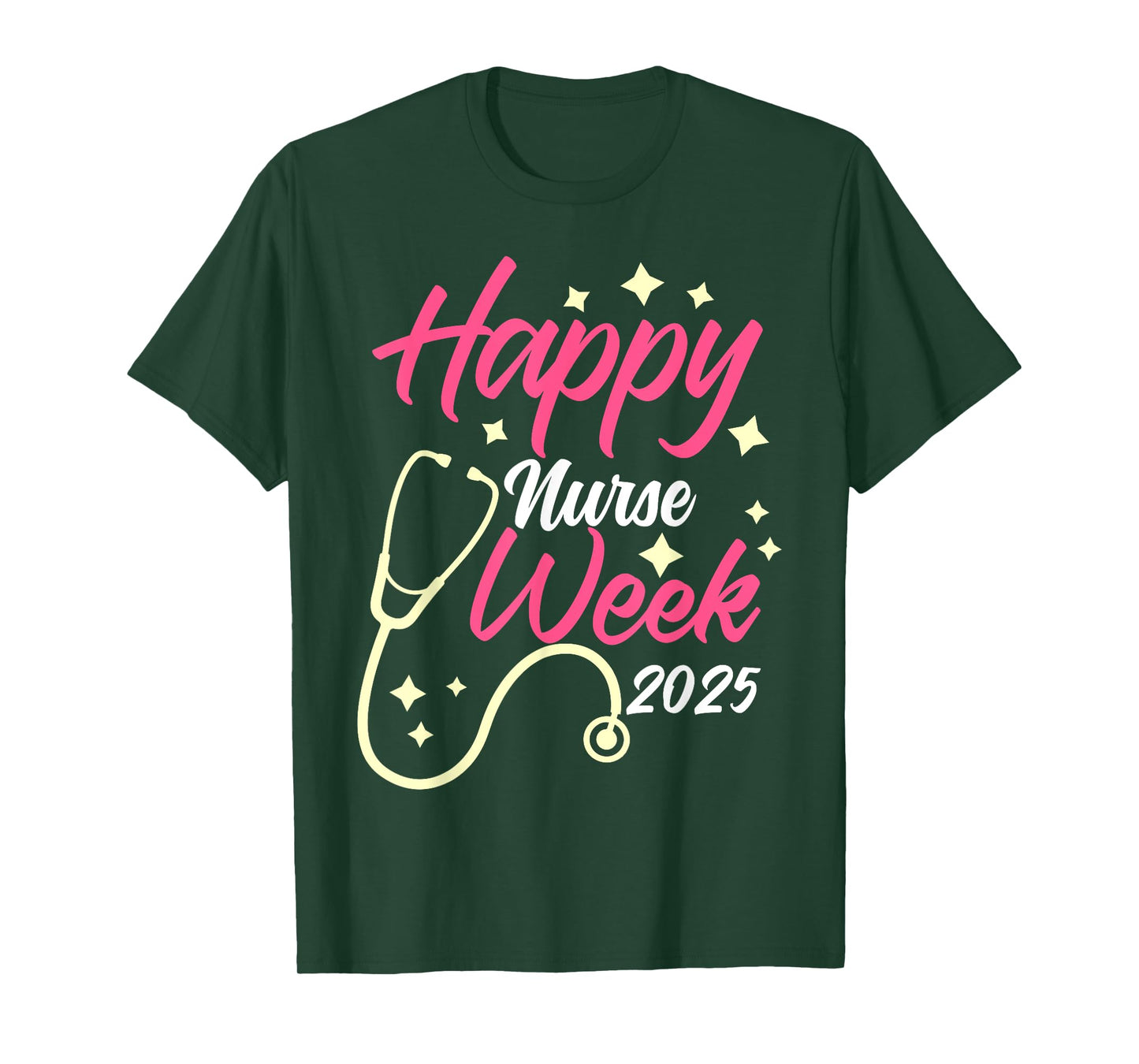 Retro Nurse Week Men Women Happy Nurse Week 2025 Girl Boy T-Shirt