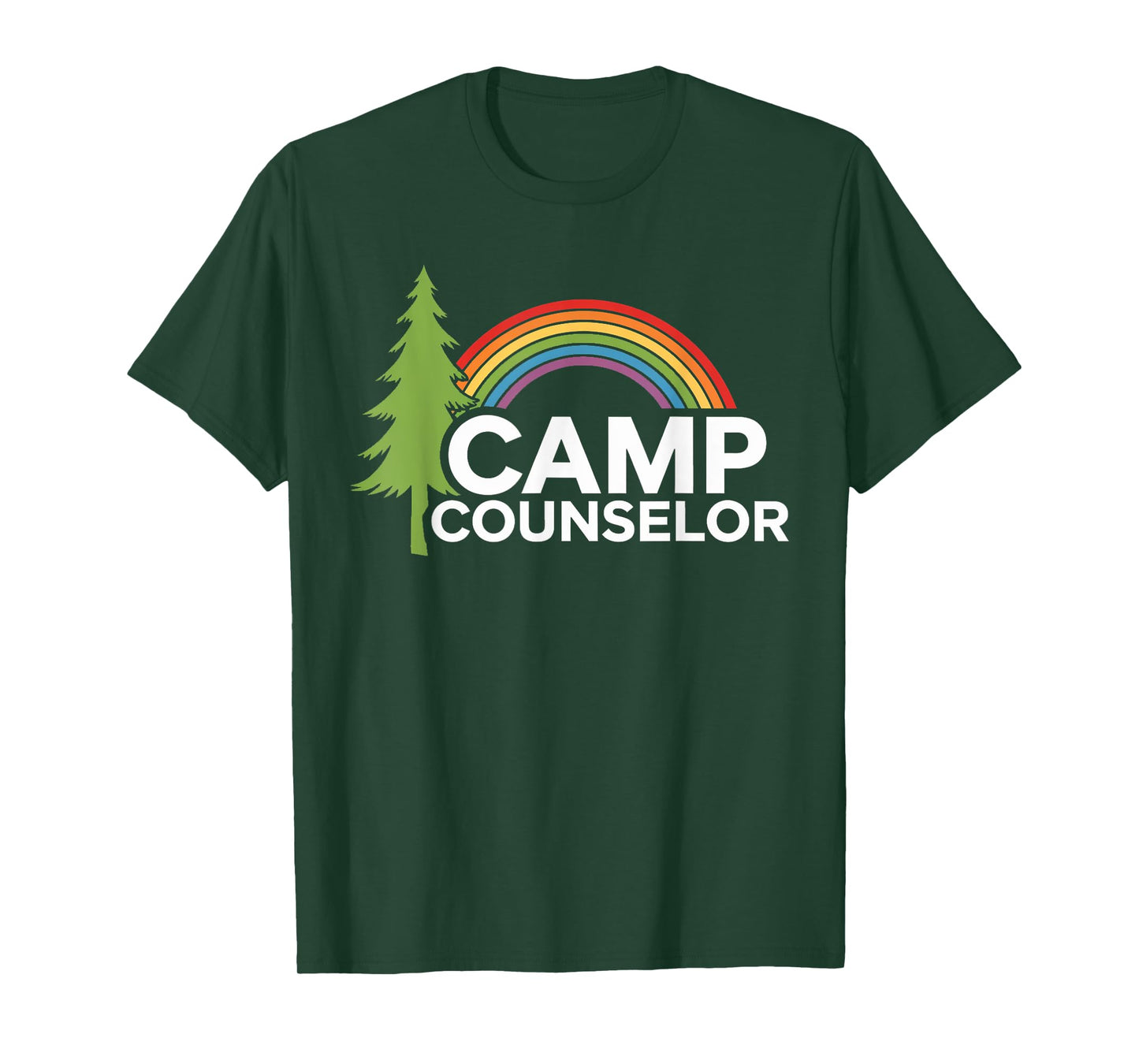 Summer Camp Counselor Campground Crew Staff Teacher Camping T-Shirt