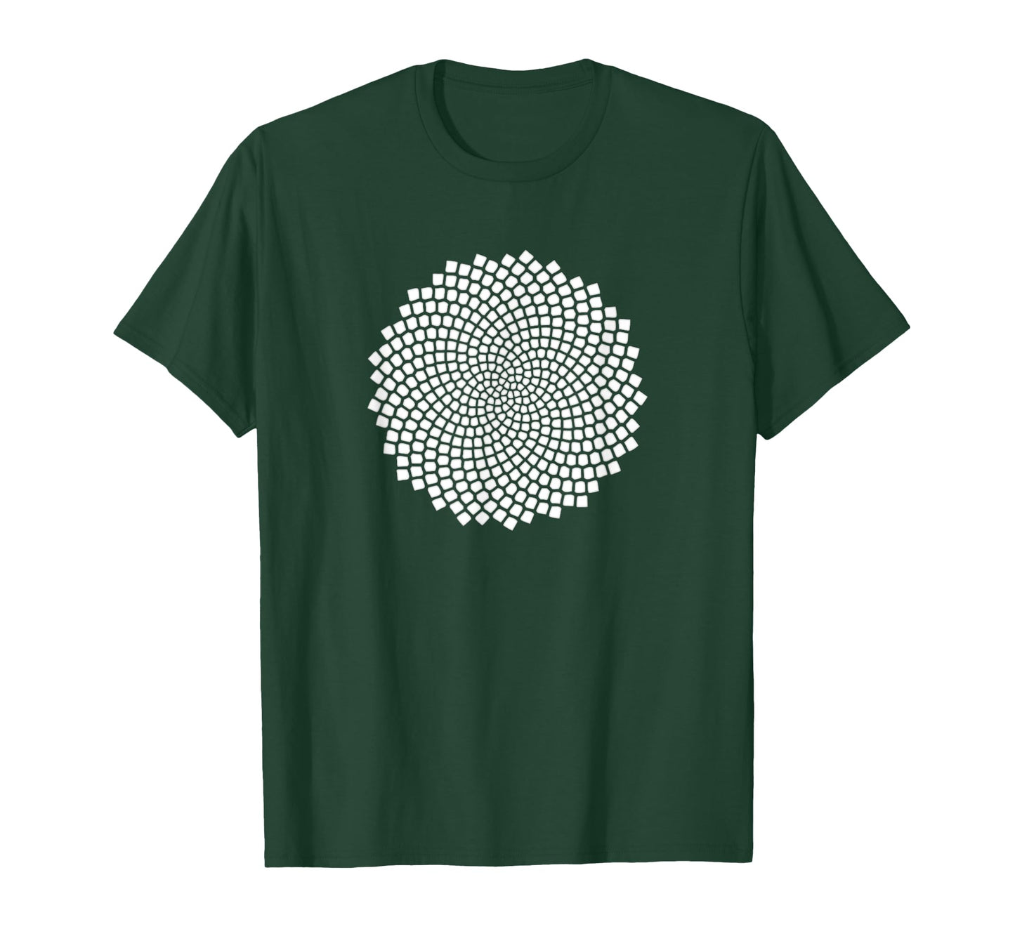 Sunflower Seeds Fibonacci Spiral Golden Ratio Mathematics T-Shirt