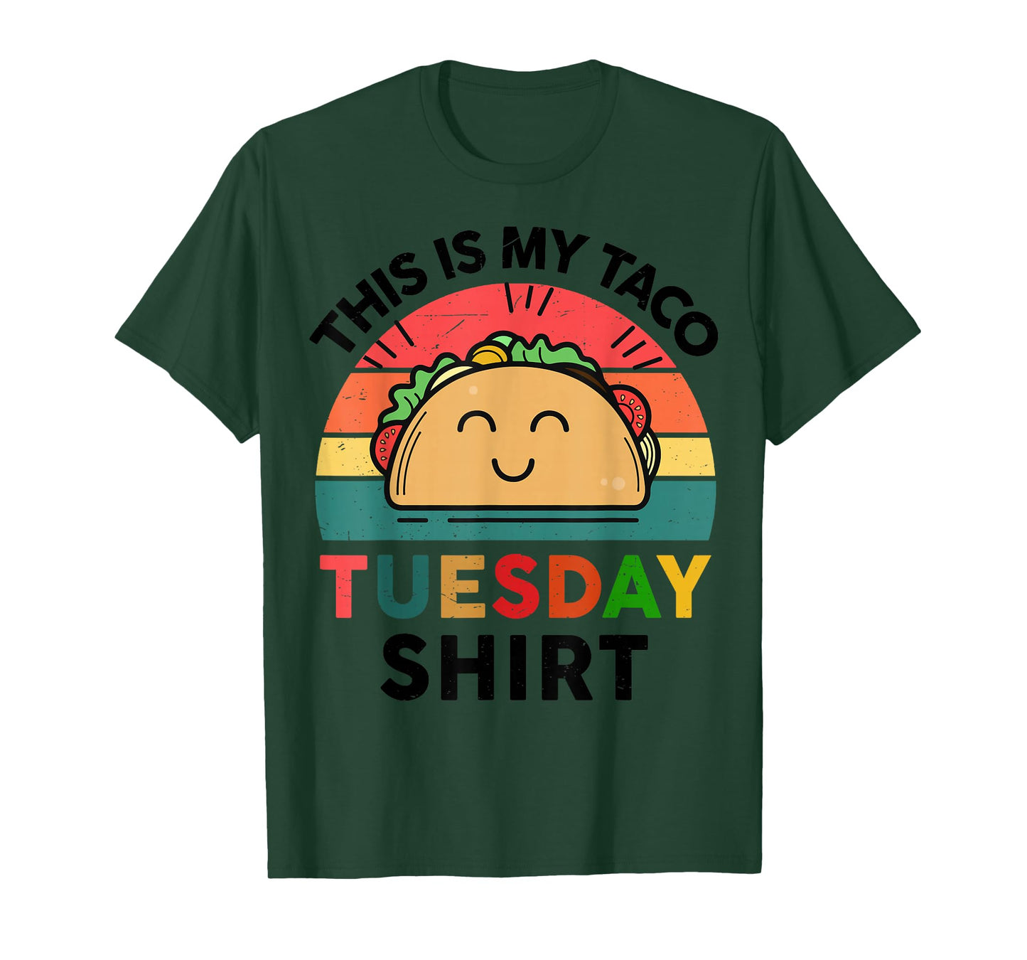 Taco Tuesday Shirt Cinco De Mayo Funny Mexican Women Kids T-Shirt