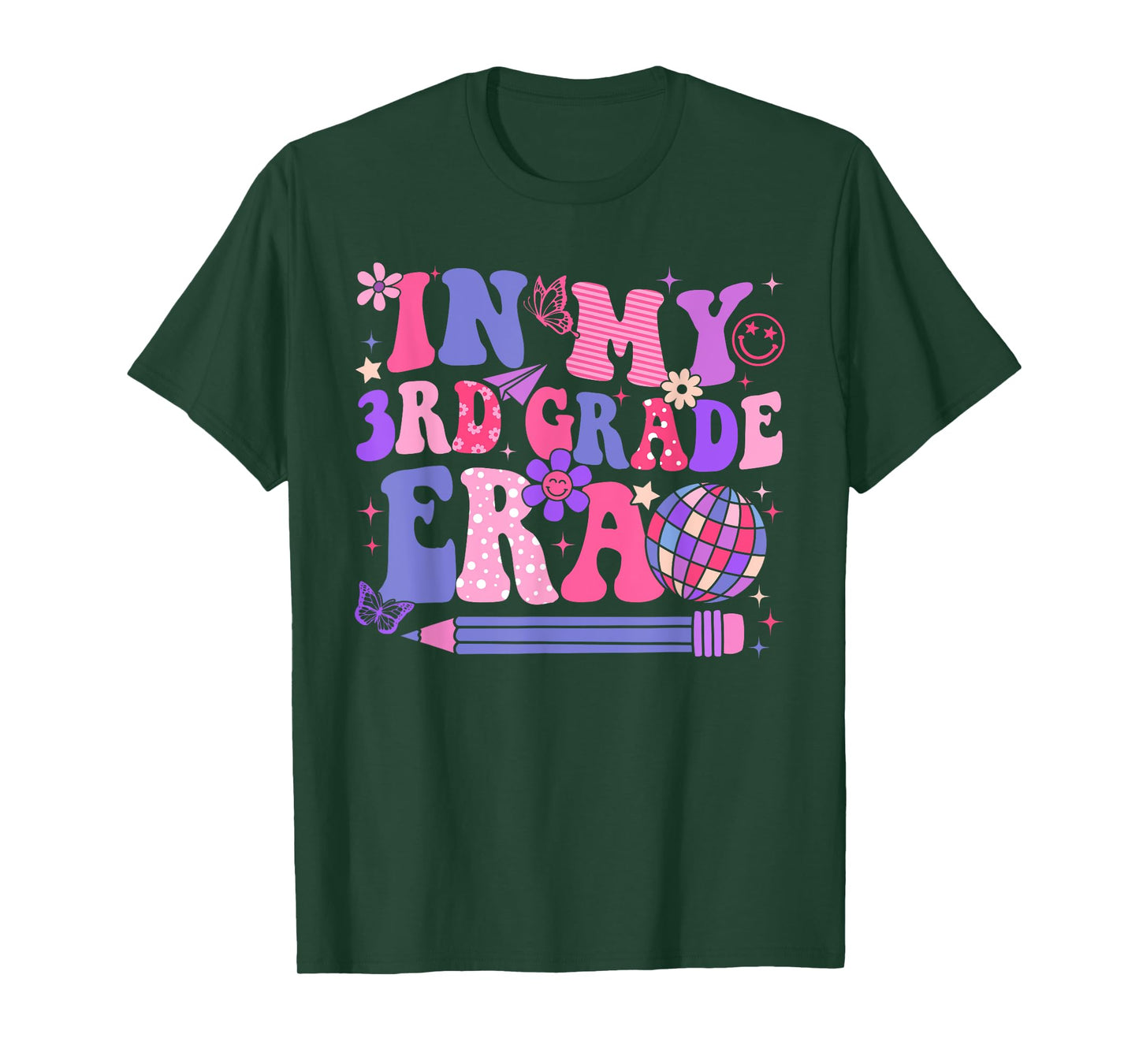 In My 3rd Third Grade Era Back To School Teacher Women Girl T-Shirt