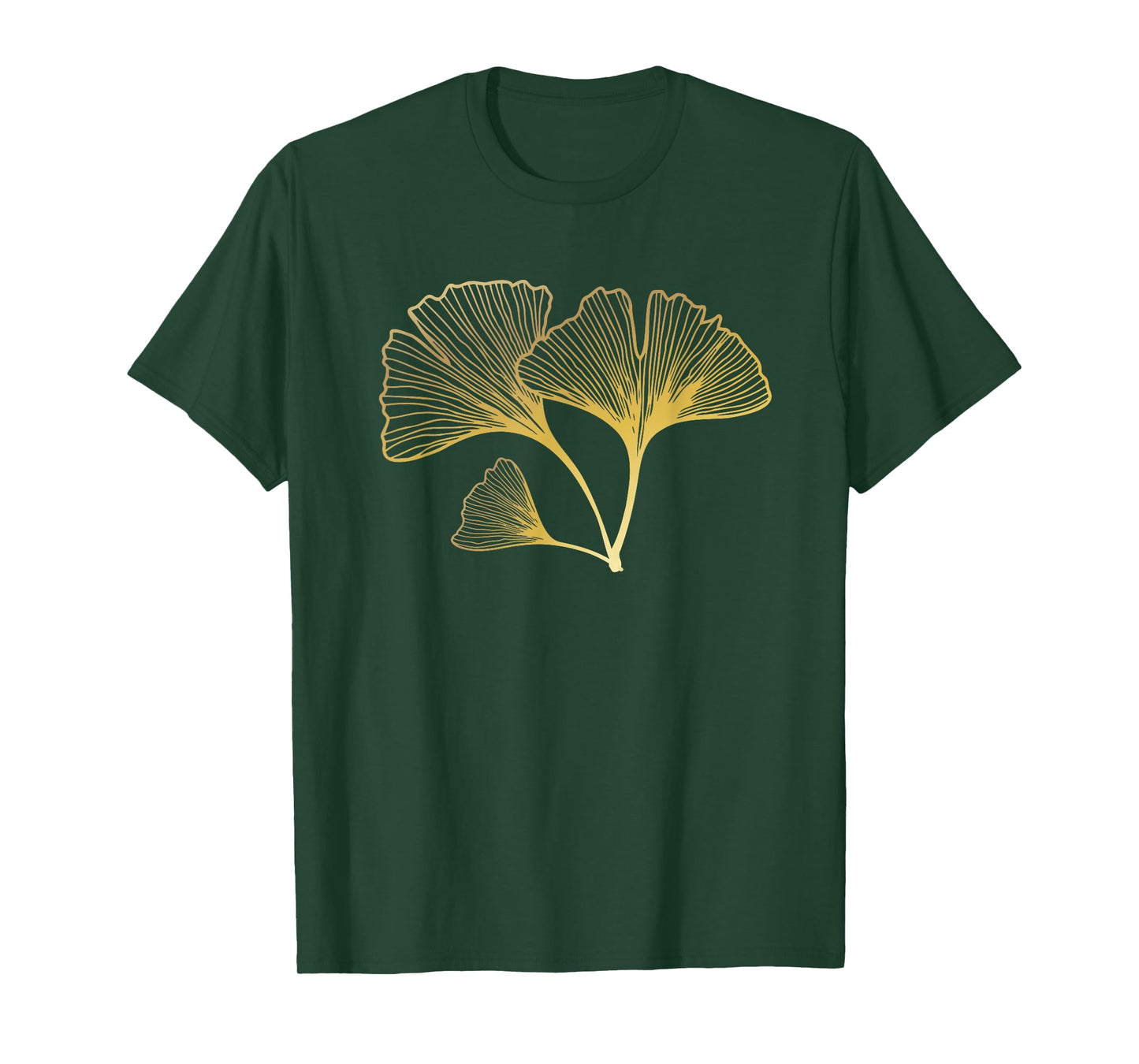 Ginkgo biloba leaf minimalist T-Shirt