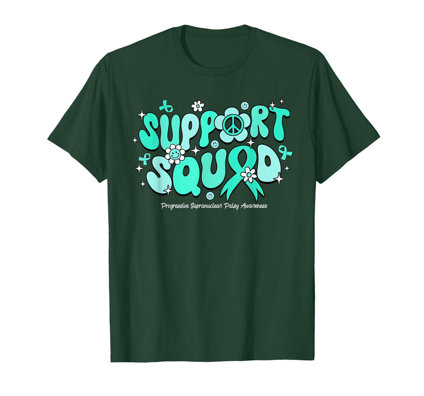 Groovy Support Squad Progressive Supranuclear Palsy T-Shirt