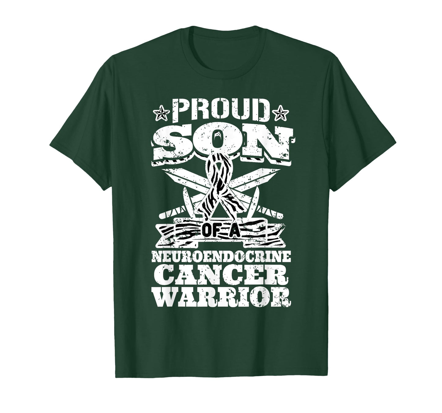 Proud Son Of A Neuroendocrine Cancer Warrior NET Awareness T-Shirt