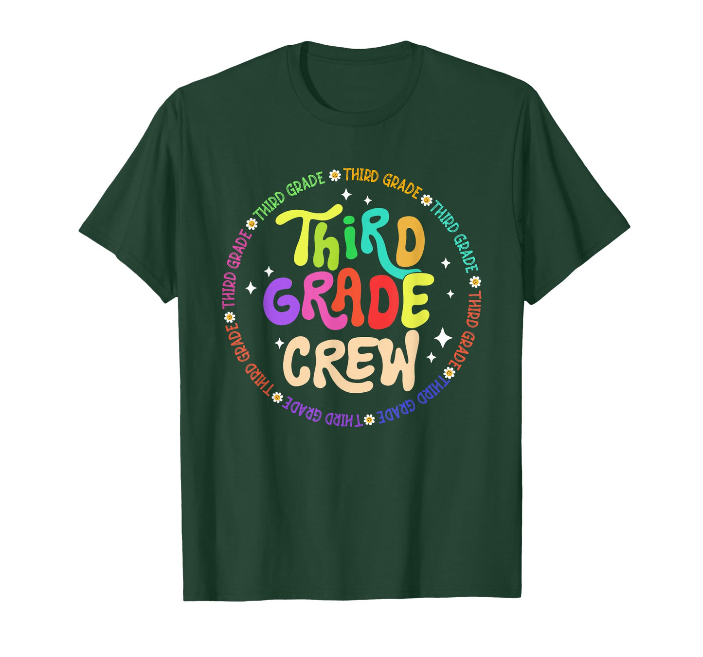 Third Grade Crew Back To School 3rd Grade Team Funny T-Shirt