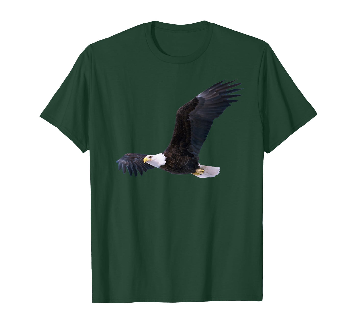Elegant American Bald Eagle In Flight Photo Portrait T-Shirt