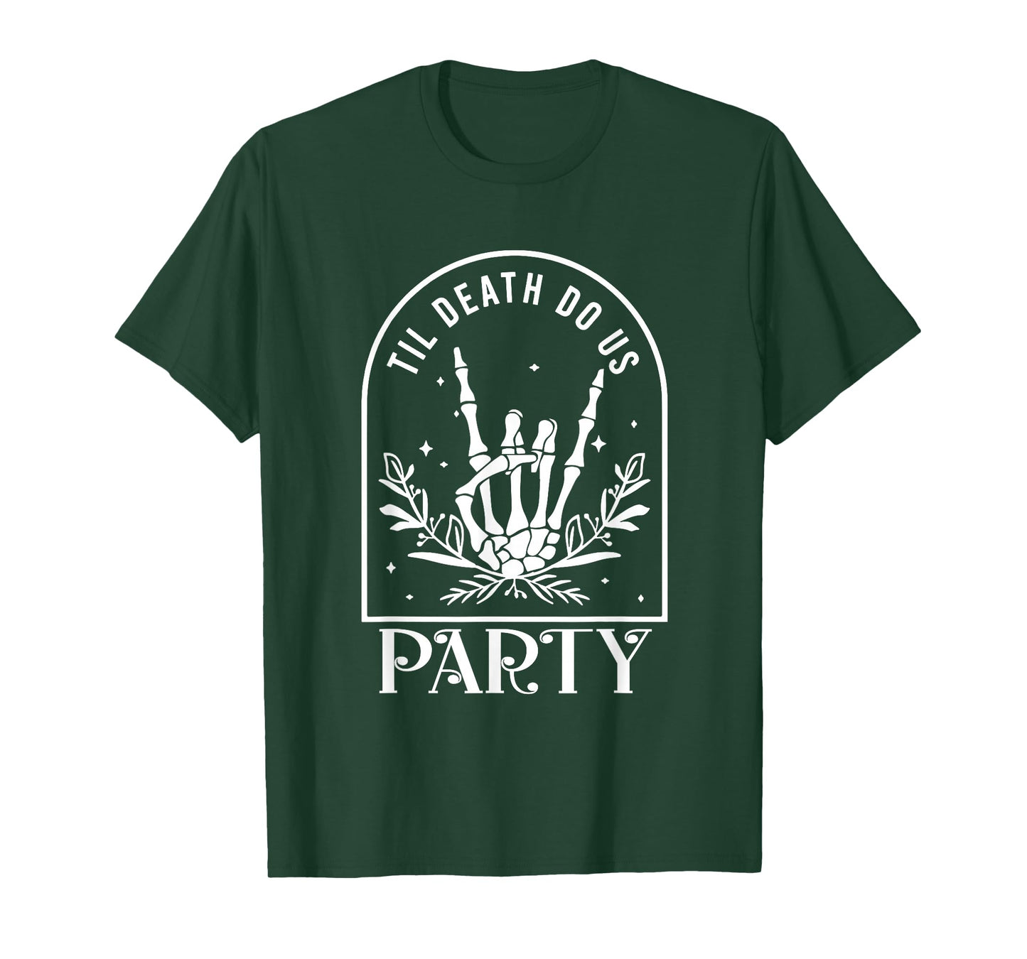 Til Death Do Us Party Halloween Bachelorette Matching T-Shirt