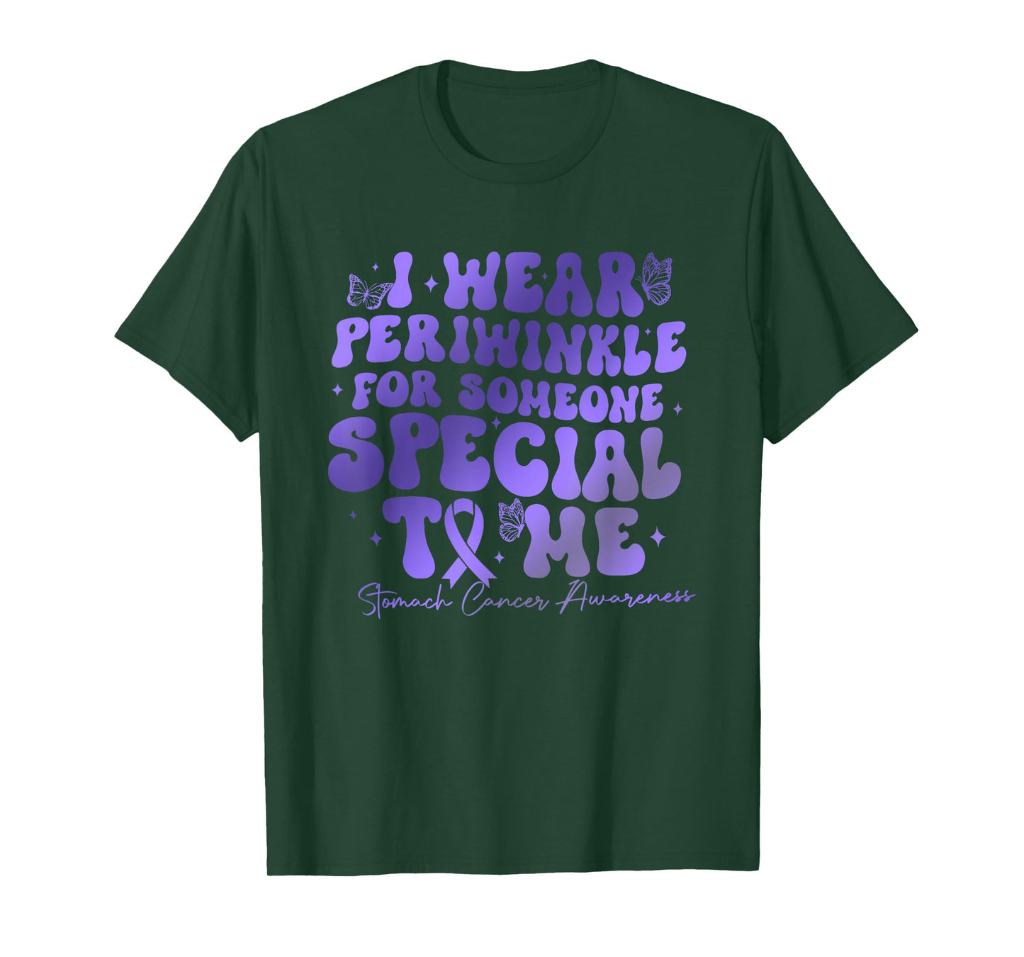 I Wear Periwinkle For Someone Special To Me Stomach Cancer T-Shirt