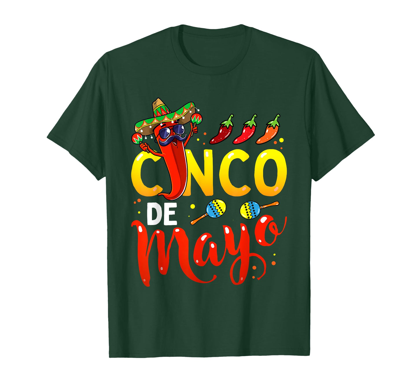 Cinco De Mayo for Mens Womens Kids Mexican Fiesta 5 De Mayo T-Shirt