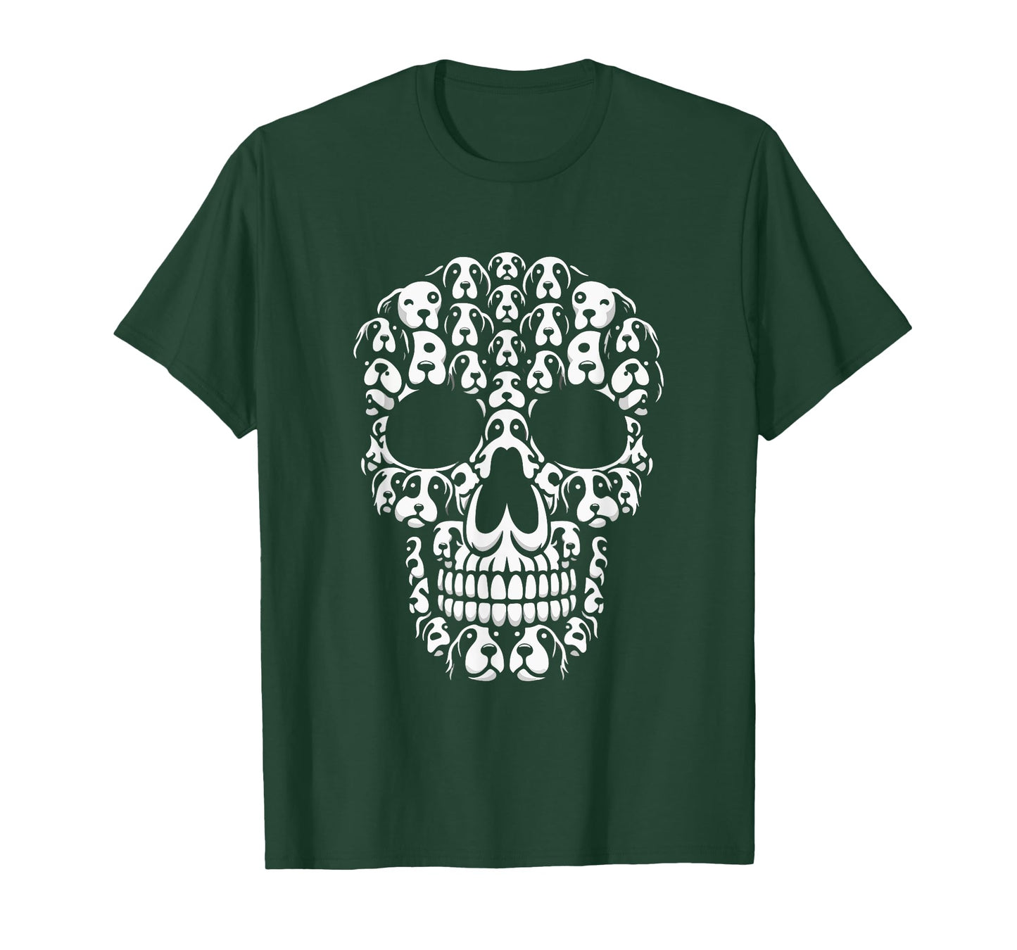 Group English Springer Spaniels As Halloween Skull Dog Owner T-Shirt