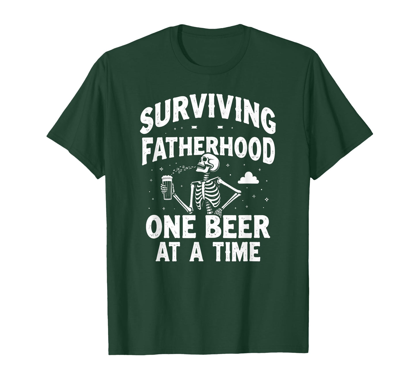 Dad Joke Surviving Fatherhood One Beer at A Time T-Shirt