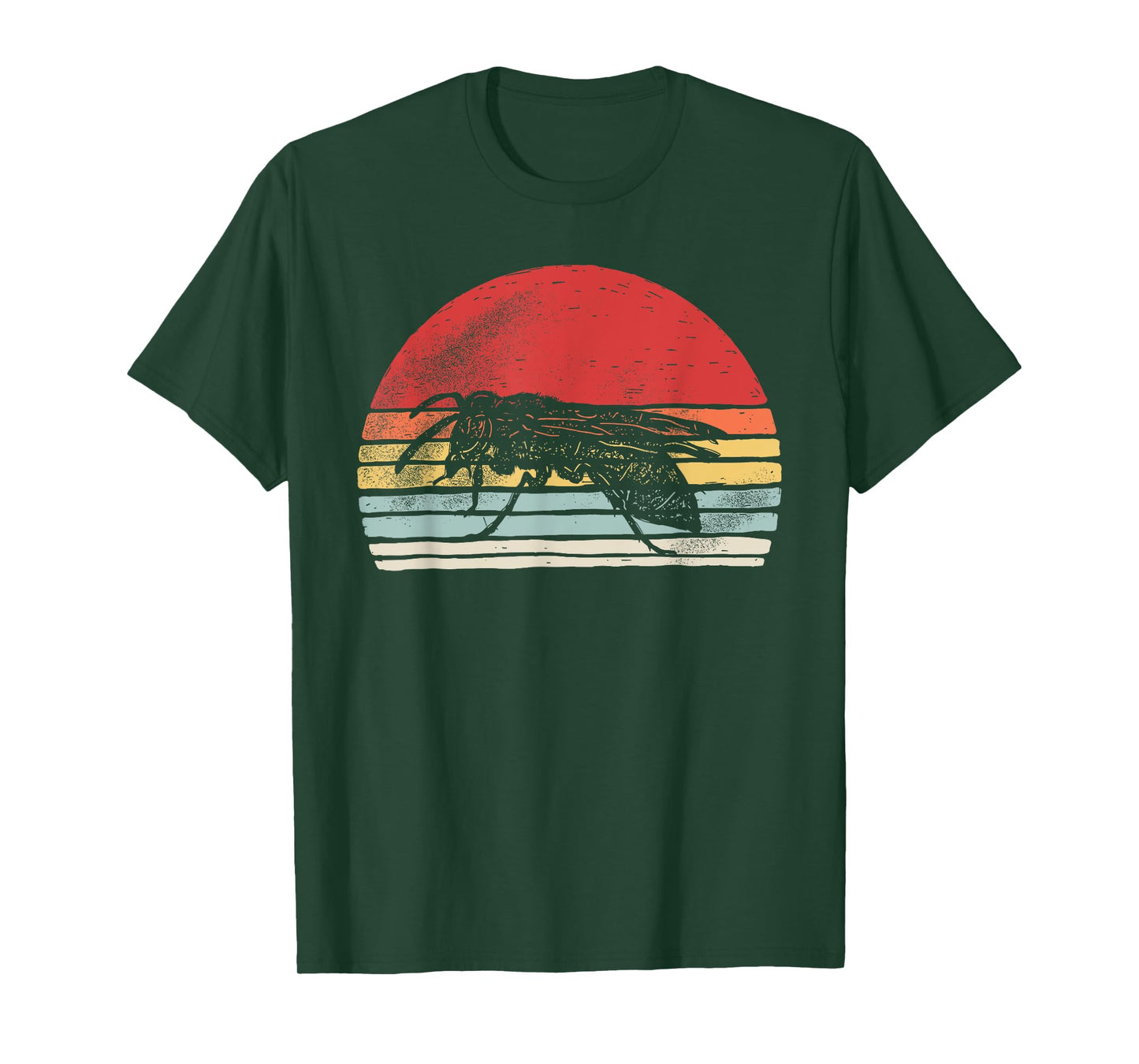 Vintage Retro Wasp Insect T-Shirt