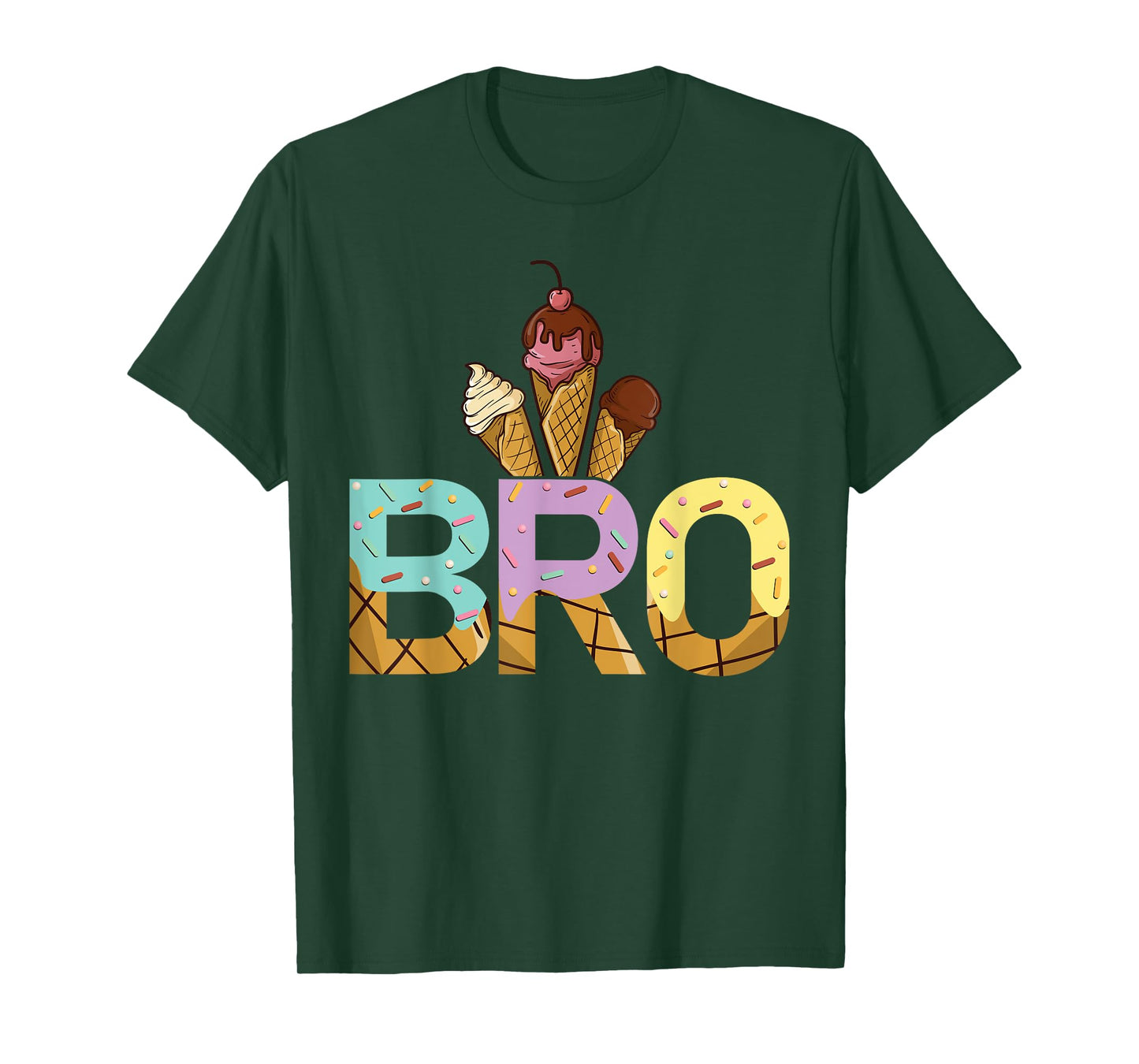 Brother Of The Sweet One Ice Cream 1st First Birthday Family T-Shirt