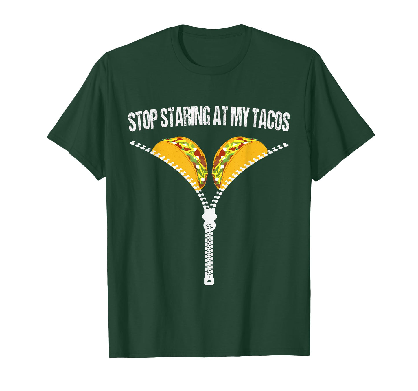 Funny Mexican Stop Staring At My Tacos Fiesta Cinco De Mayo T-Shirt