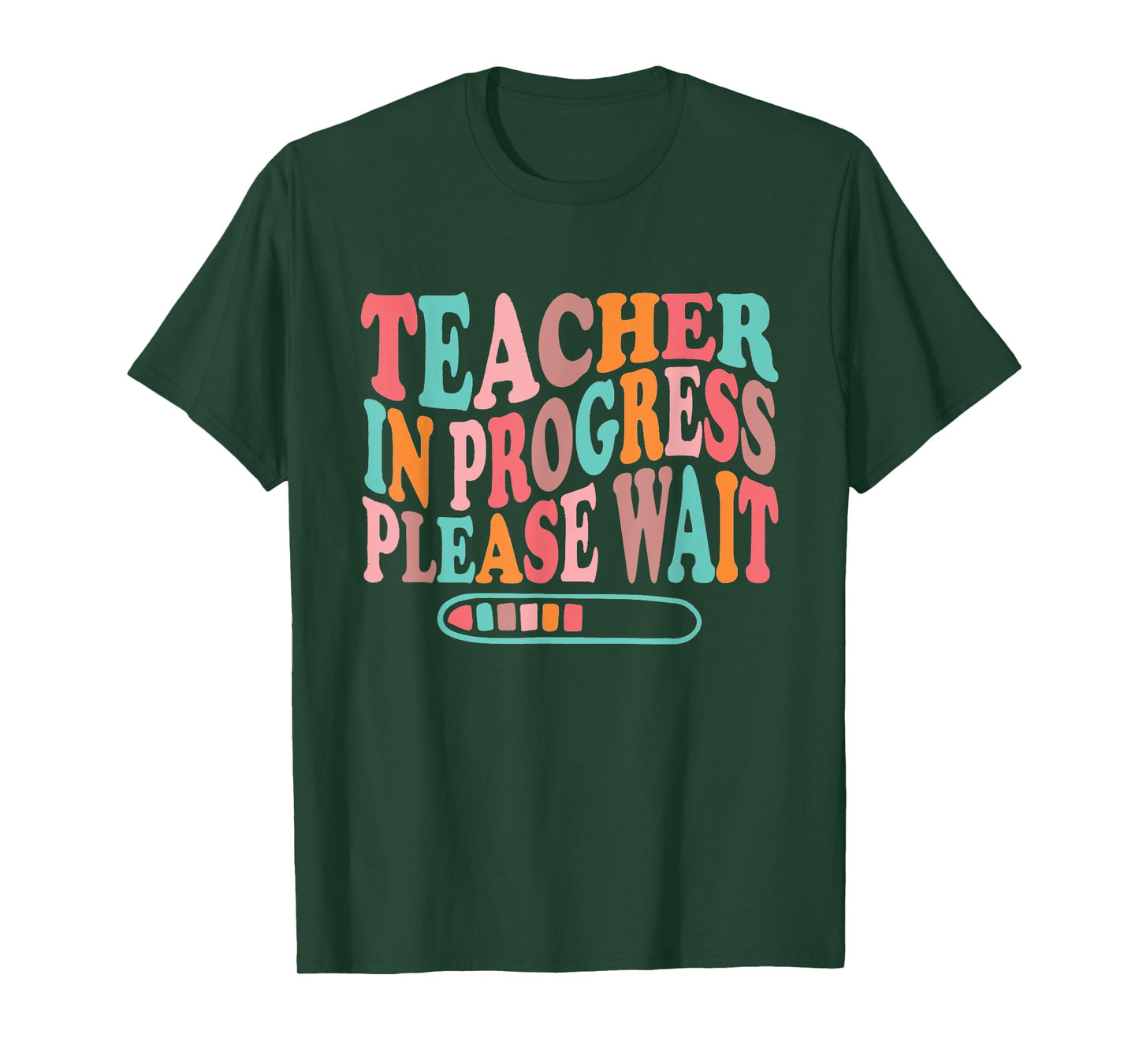 Teacher in Progress RetroTeacher in Training Back To School Men Women Girls Kids T-Shirt