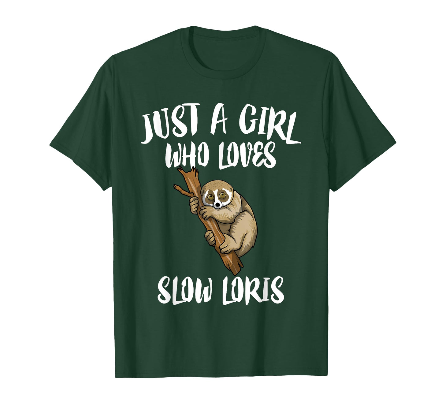 Just A Girl Who Loves Slow Loris Animal Gift T-Shirt
