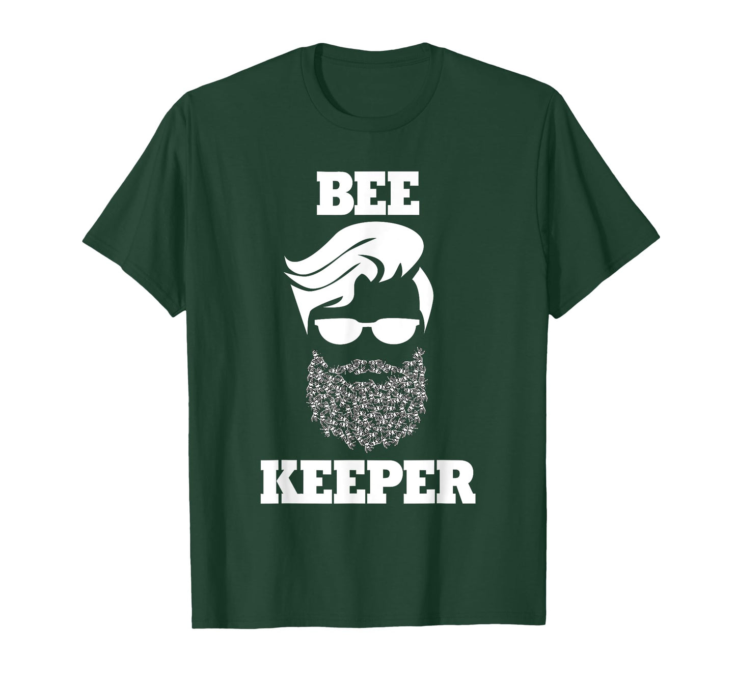 Beekeeper bee keeper funny bees beard T-Shirt