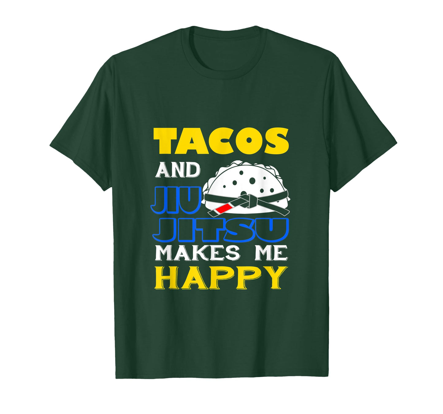Tacos And Jiu-Jitsu Grappler tee, Funny BJJ T-shirts