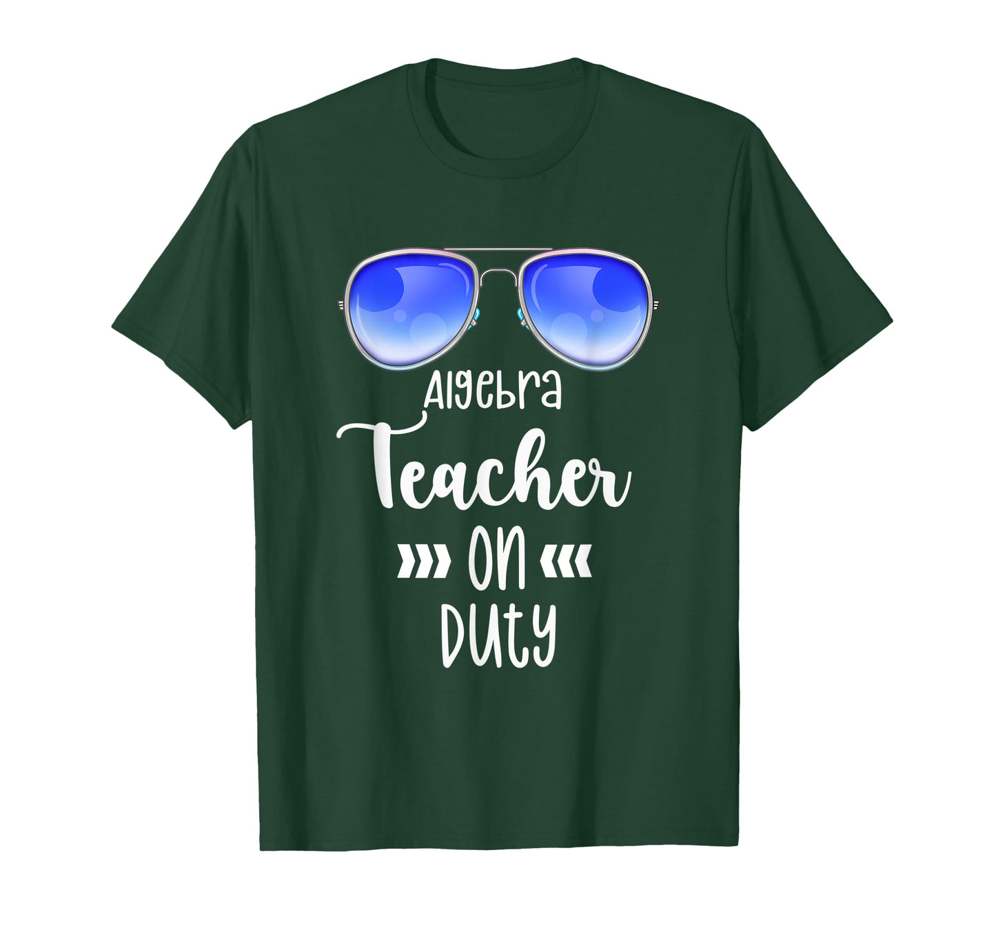 On Duty Algebra Teacher First Day Back to School Grade Shirt Men Women T-Shirt