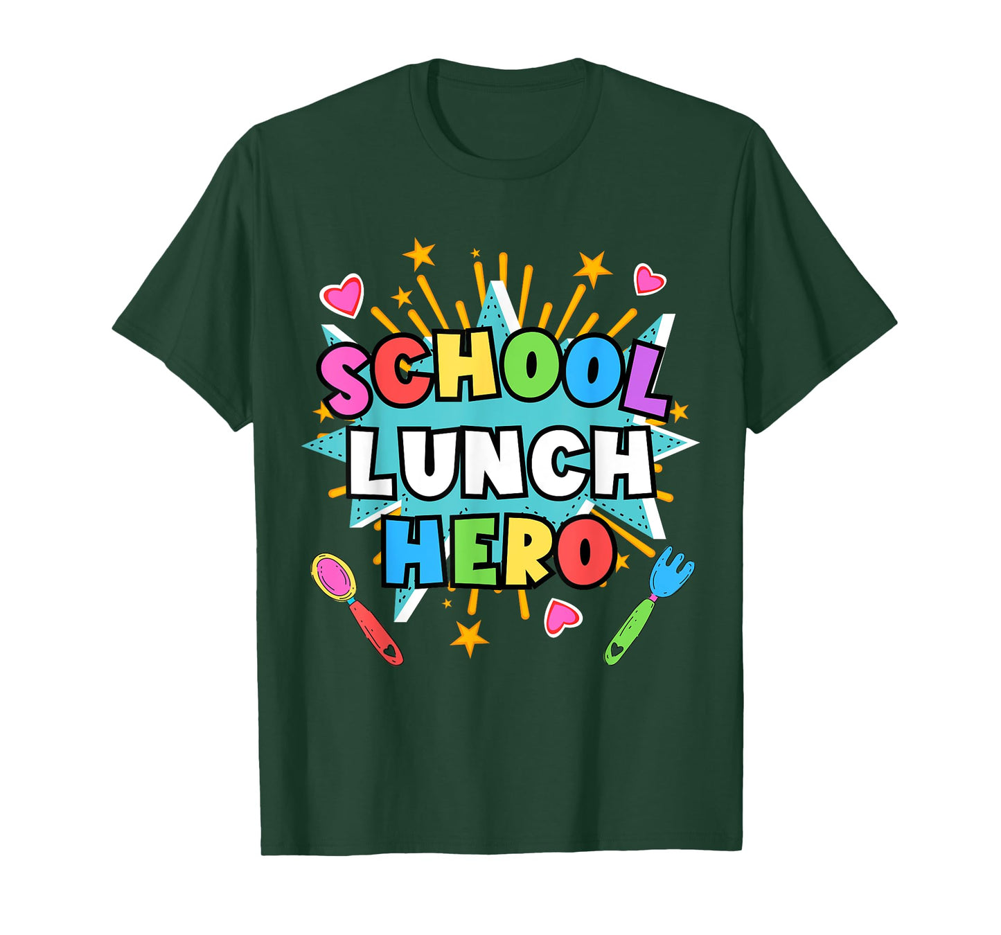 Lunch Hero Squad Tee a Food Service worker School lunch hero T-Shirt