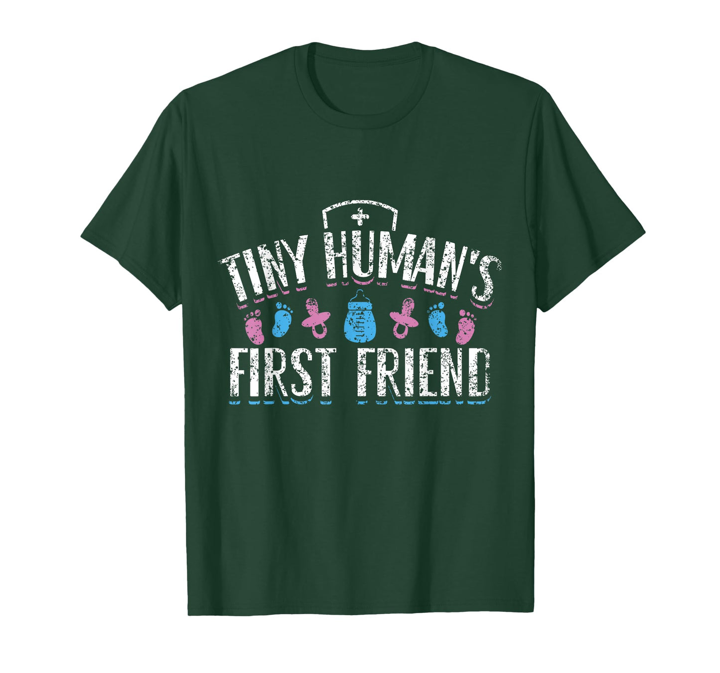 Tiny Humans' First Friend Nurses Delivery Nurse Labor Nurse T-Shirt