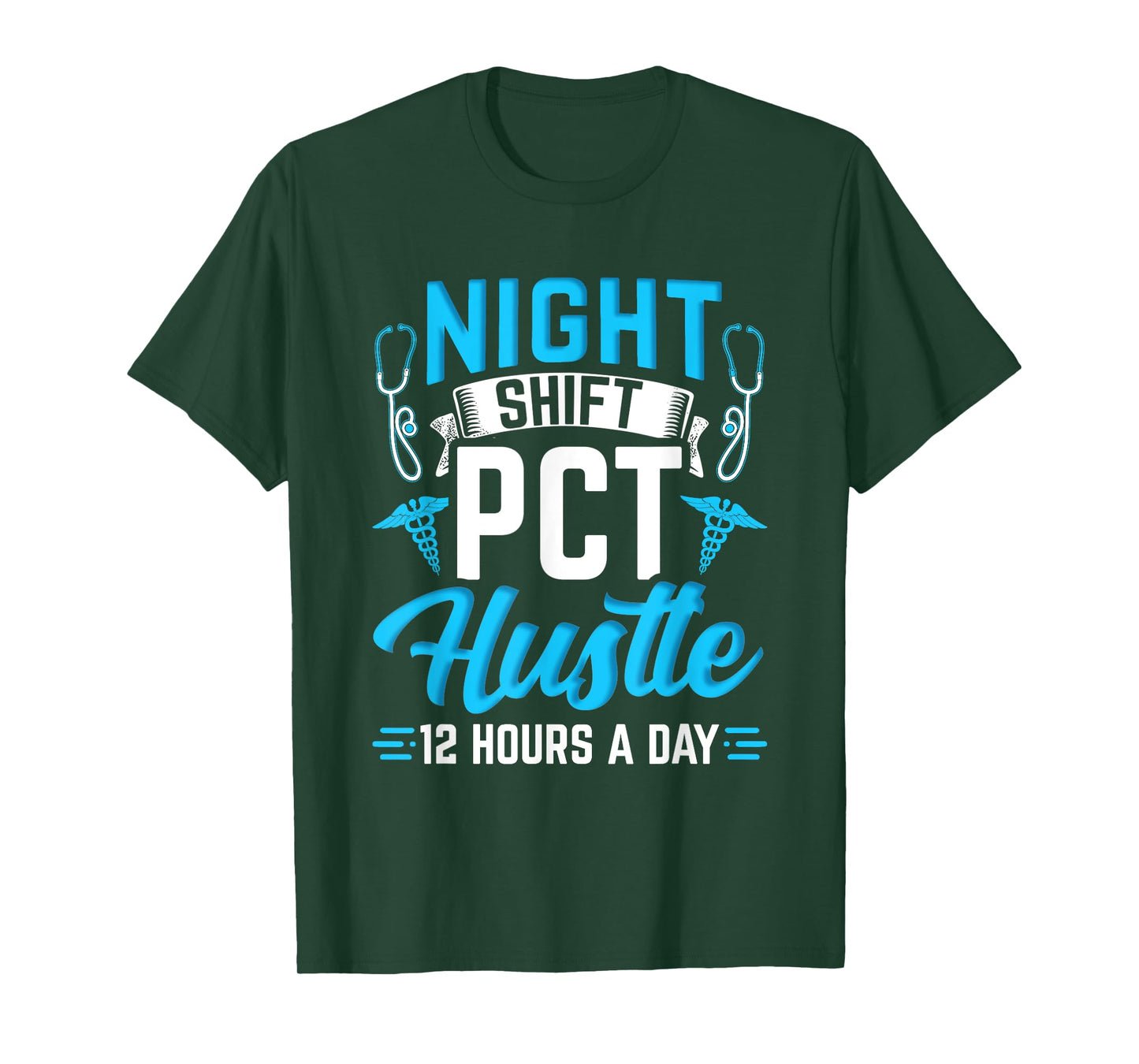 Night Shift PCT Patient Care Technician T-Shirt
