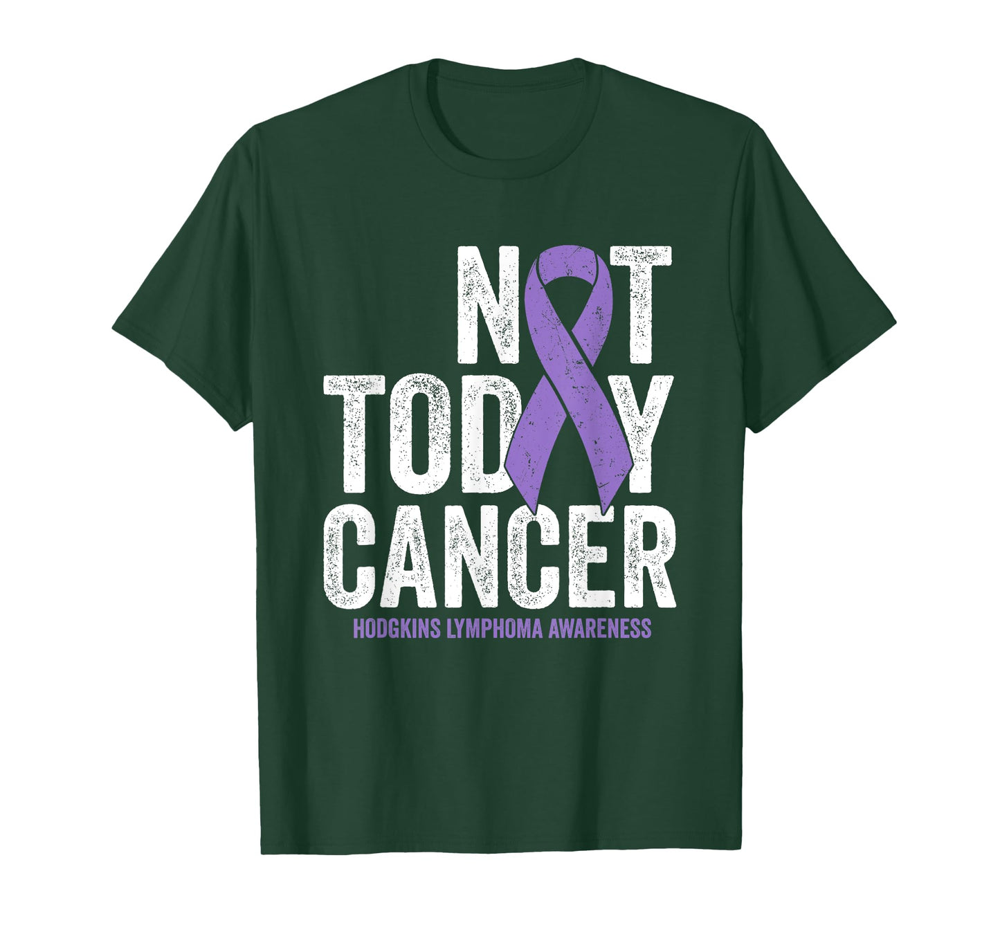 Hodgkins Lymphoma Awareness Ribbon - Not Today Cancer T-Shirt