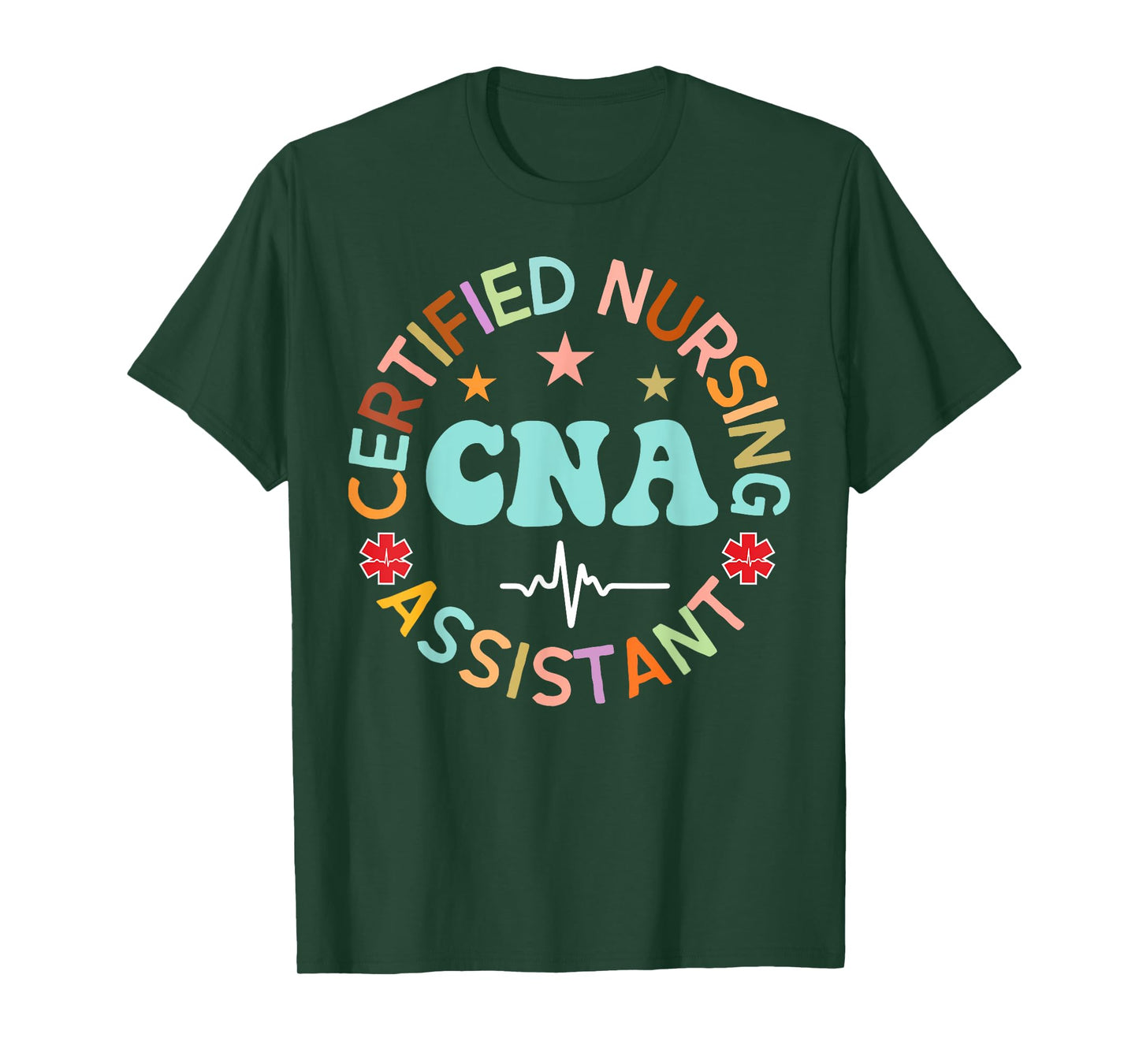 Women CNA Shirt for Nursing Assistants Healthcare T-Shirt