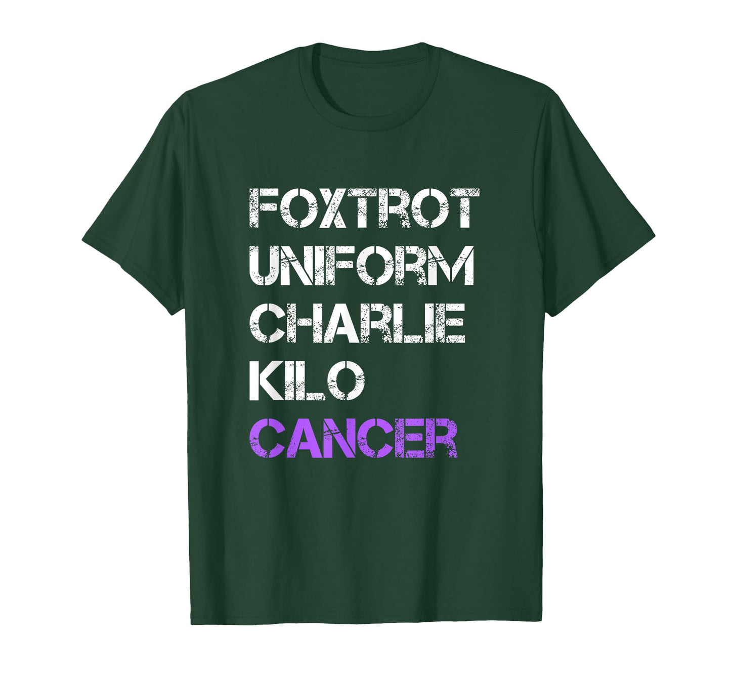 Foxtrot Uniform Charlie Kilo, Fuck Testicular Cancer T-Shirt