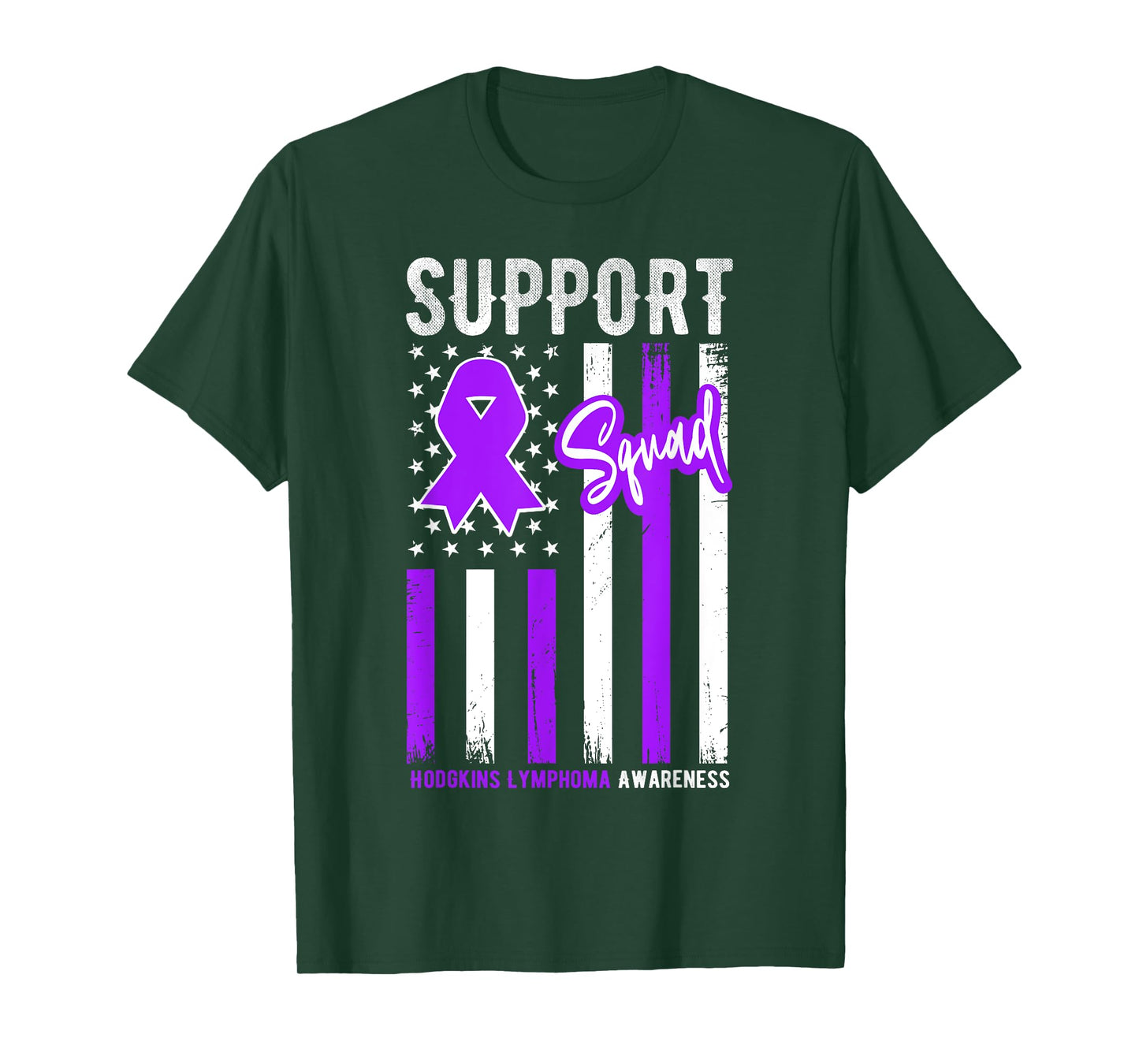 Support Squad Hodgkin's Lymphoma Cancer Disease Awareness T-Shirt