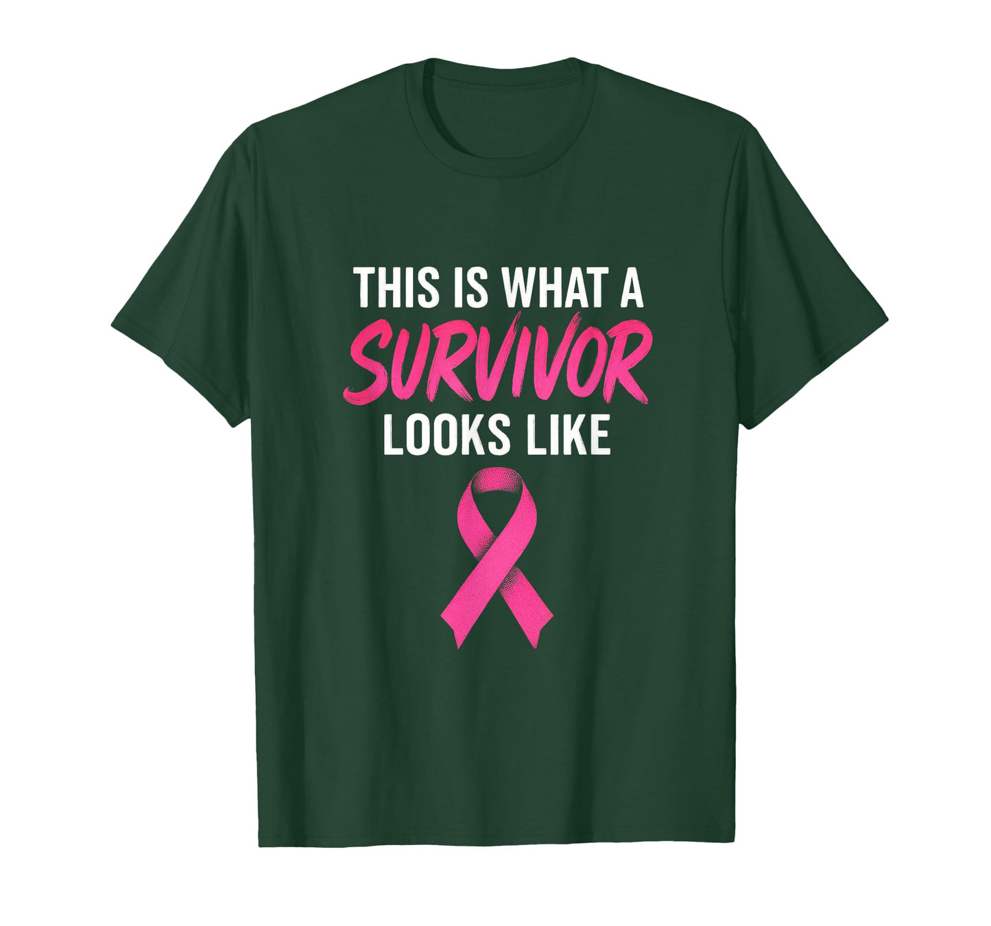 This is What A Survivor Looks Like - Breast Cancer Awareness T-Shirt