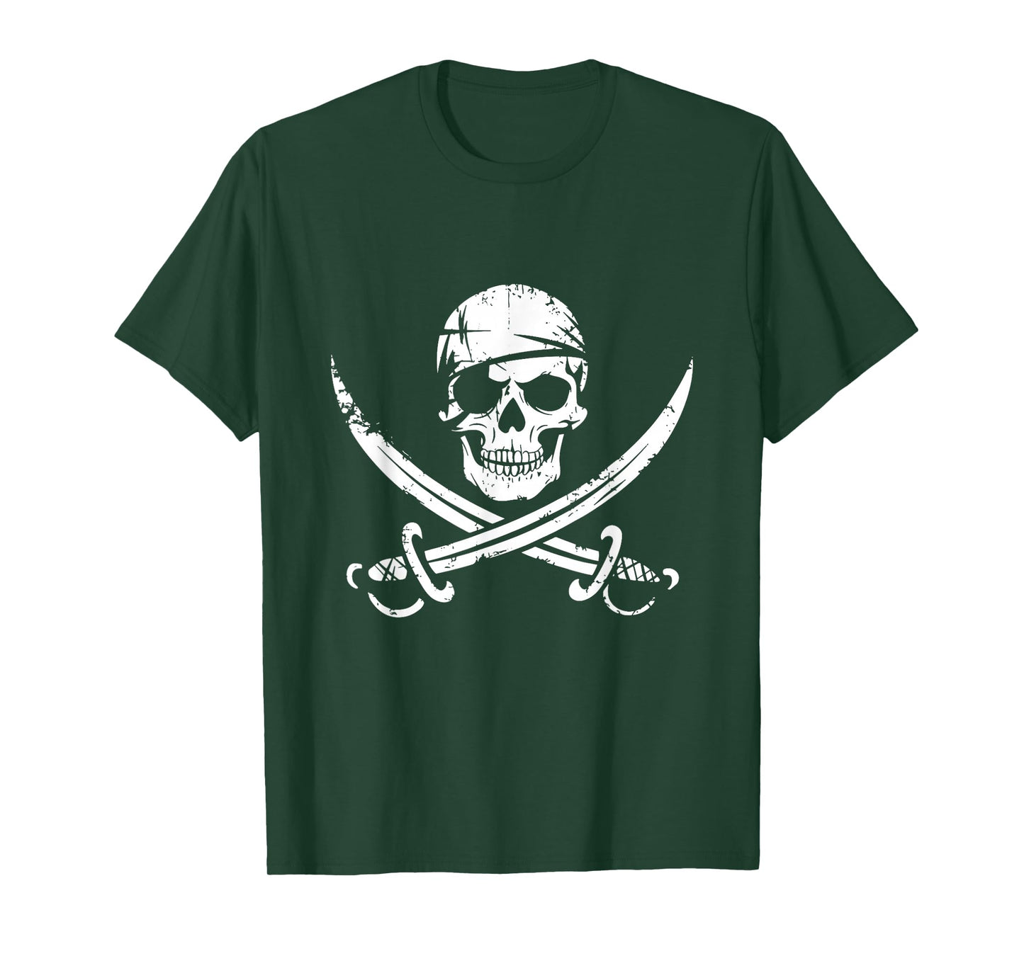Pirate Skull and Crossbones Skeleton Halloween for Kids Boys T-Shirt