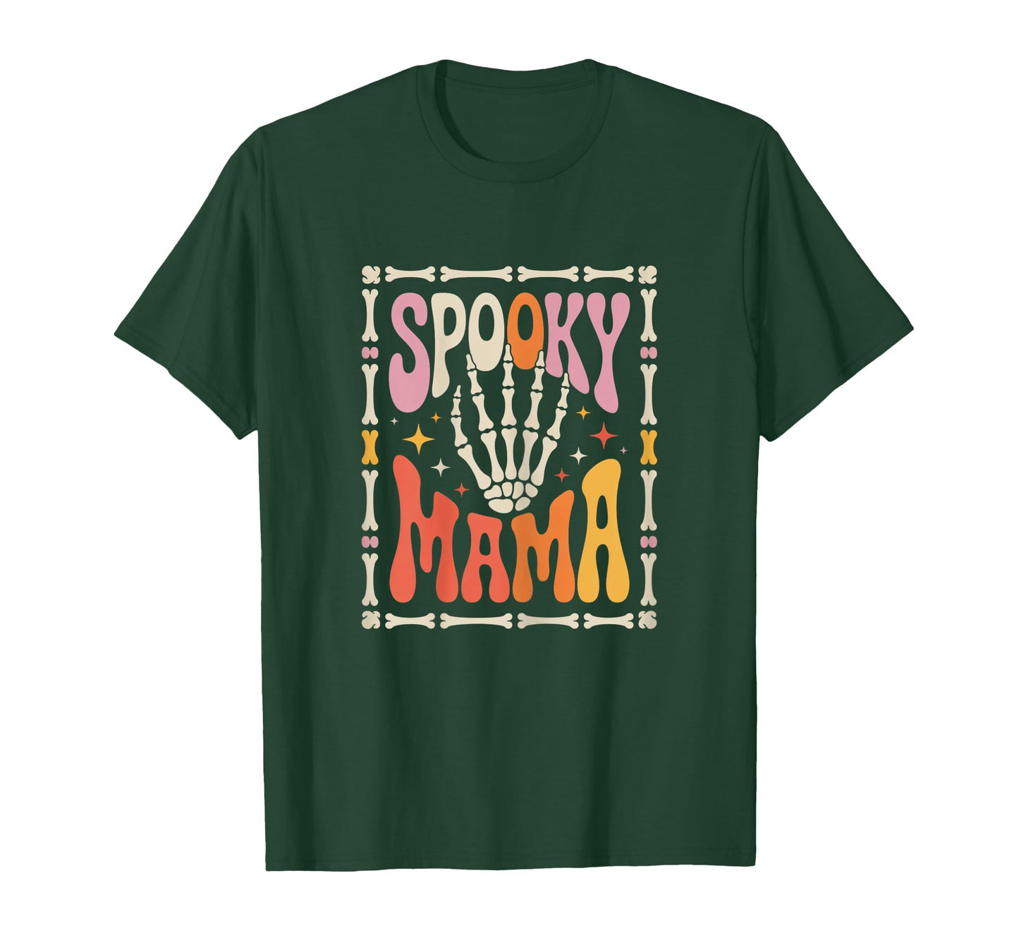 Spooky Mama Halloween Shirt for Moms and Halloween Lovers T-Shirt