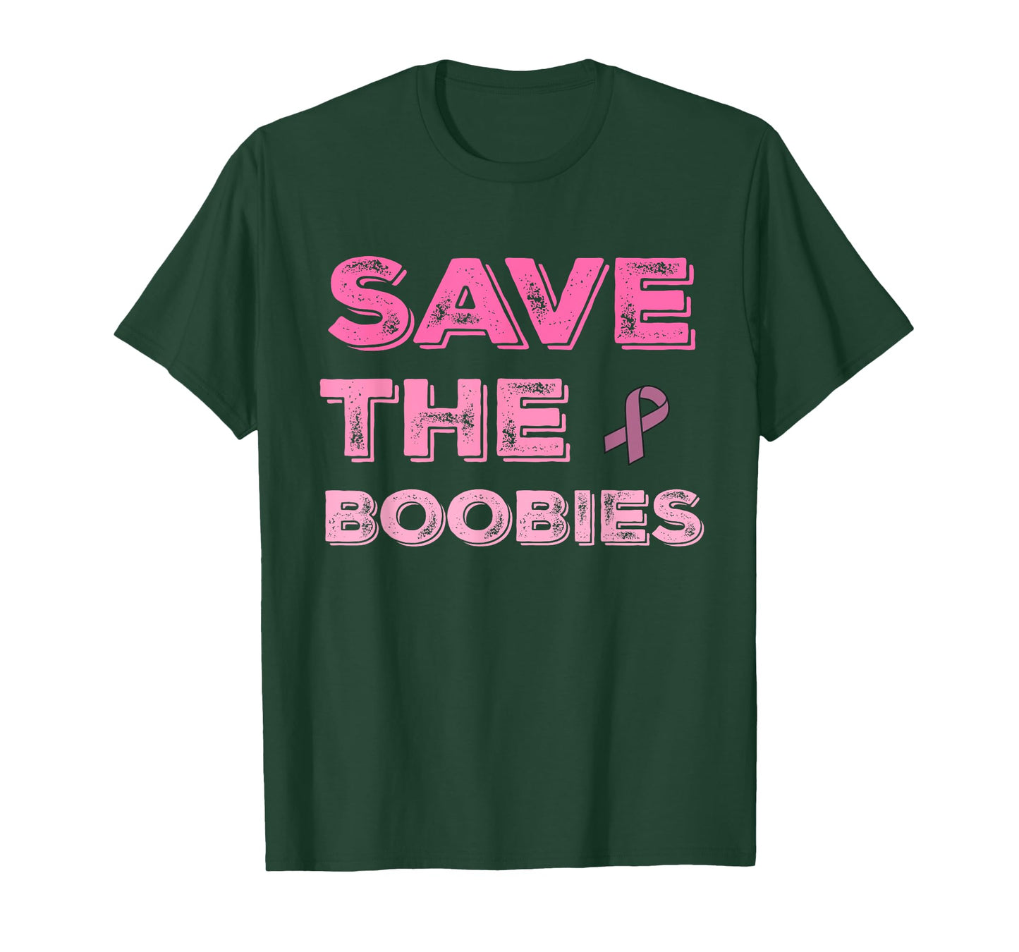 Breast Cancer Awareness Month Save The Boobies Tee For Women T-Shirt