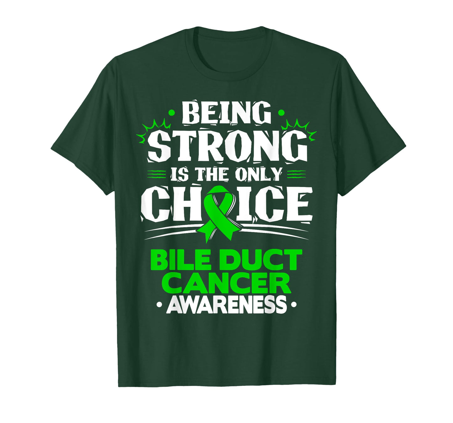 Bile Duct Cancer Awareness T Shirt Cholangiocarcinoma TShirt T-Shirt