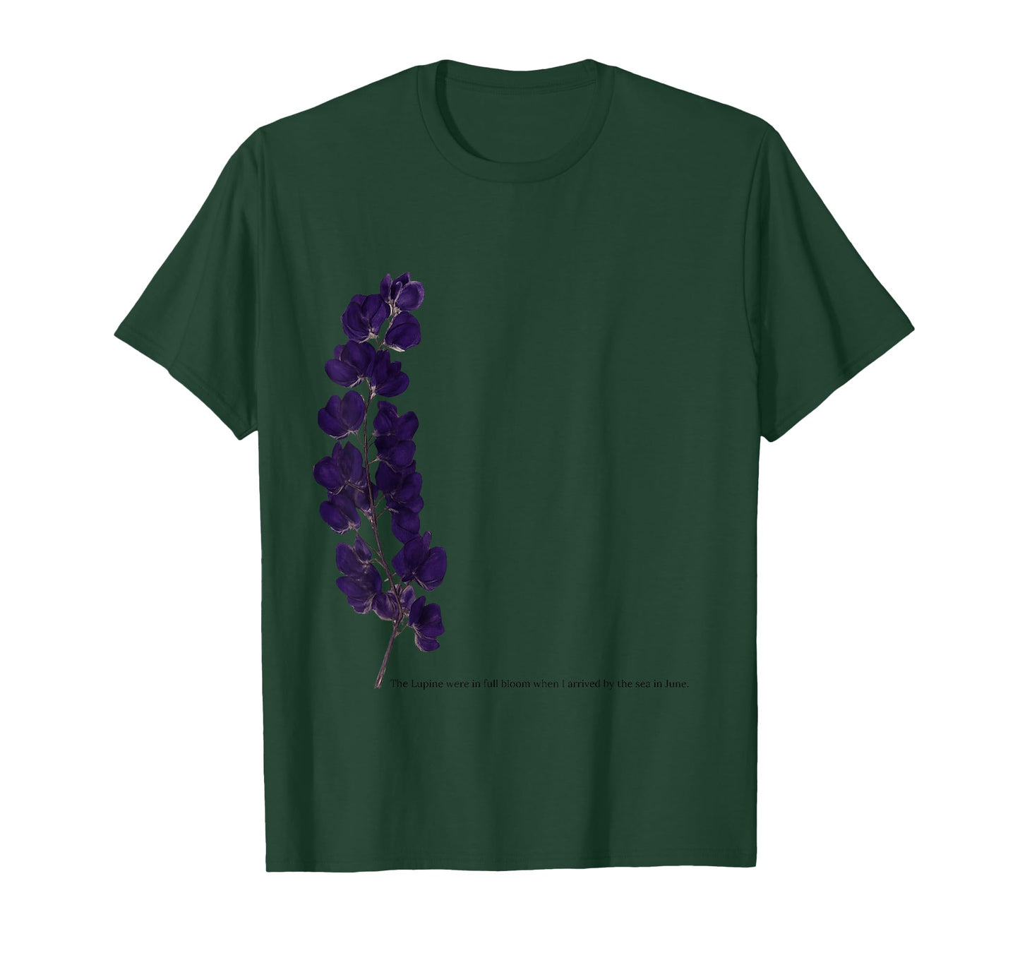 Pressed Lupine Flower T-Shirt