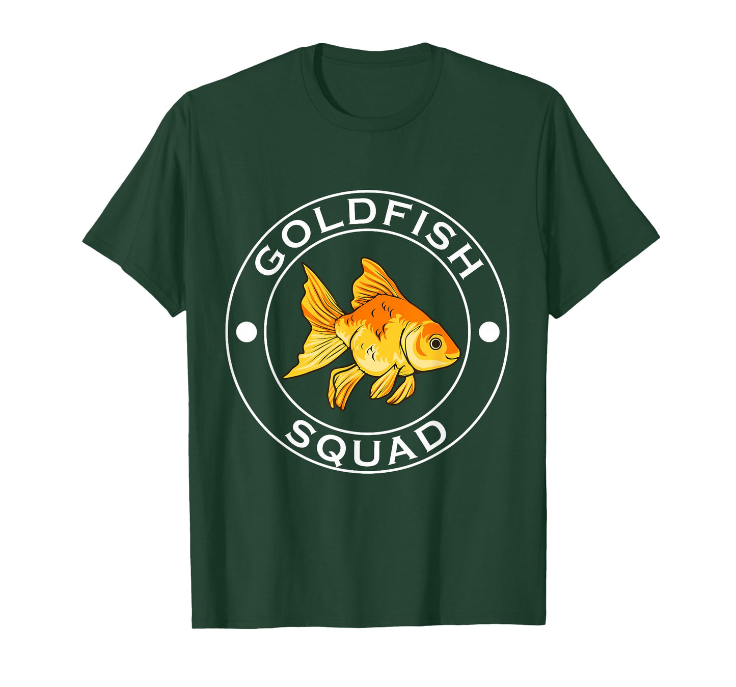 Goldfish Squad Cute Goldfish Swimming T-Shirt