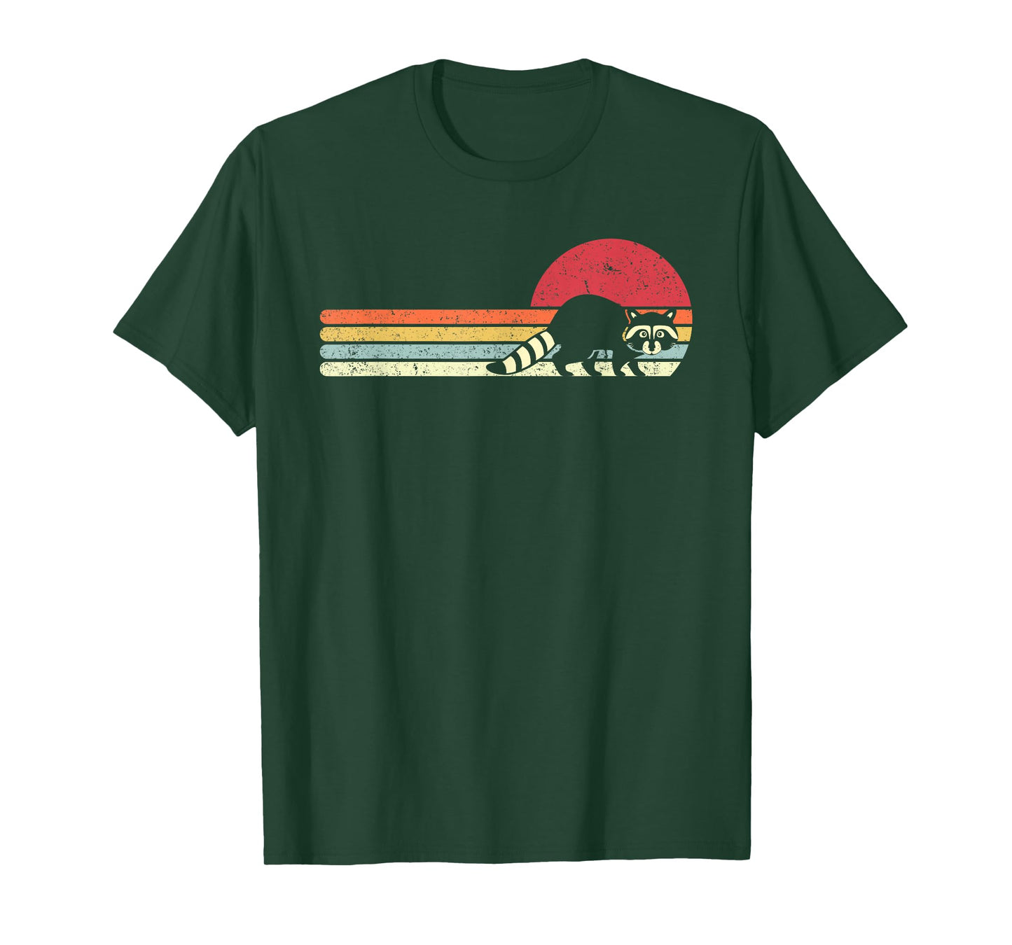 Raccoon Shirt. Retro Style T-Shirt
