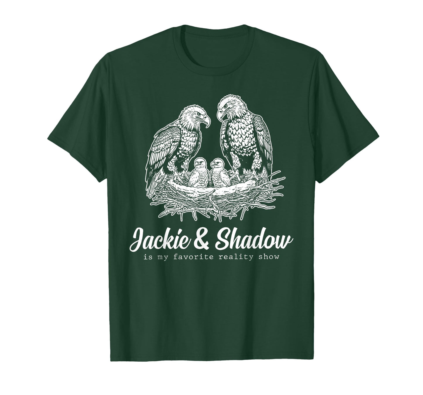 Vintage Jackie And Shadow Bald Eagle Family Nature Lovers T-Shirt