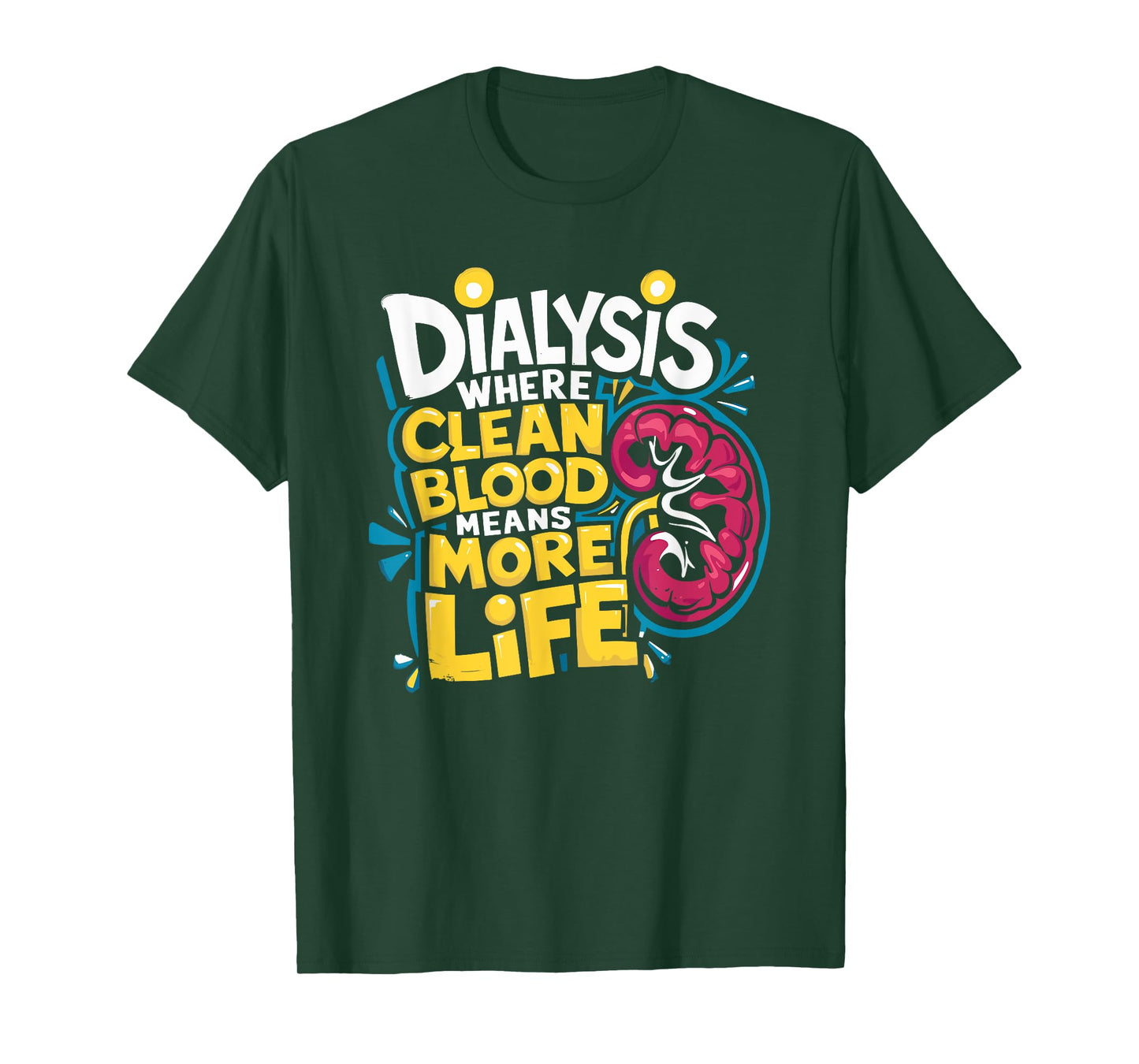 Nephrologist Dialysis Nurse Design for Kidney Dialysis Tech T-Shirt