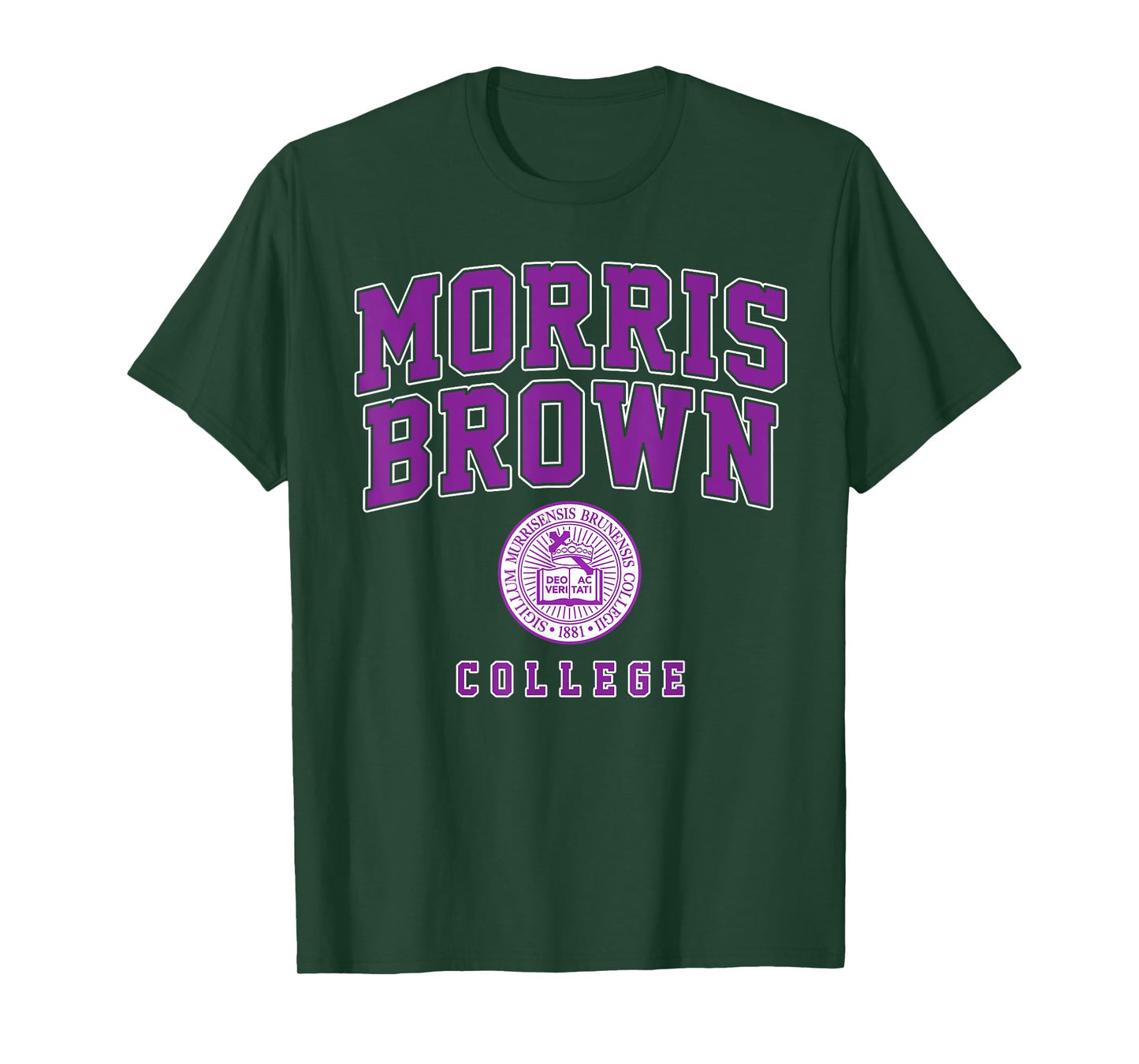 Morris Brown College Arch Vintage Sports Design Men Women T-Shirt