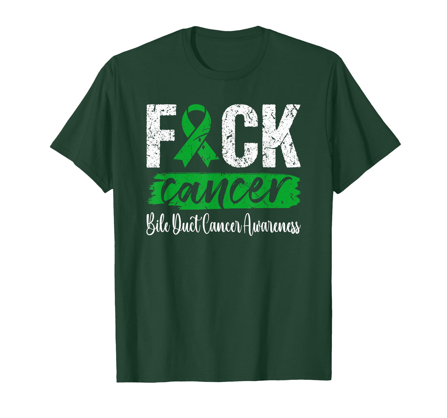 Fuck Bile Duct Cancer Cholangiocarcinoma Awareness T-Shirt